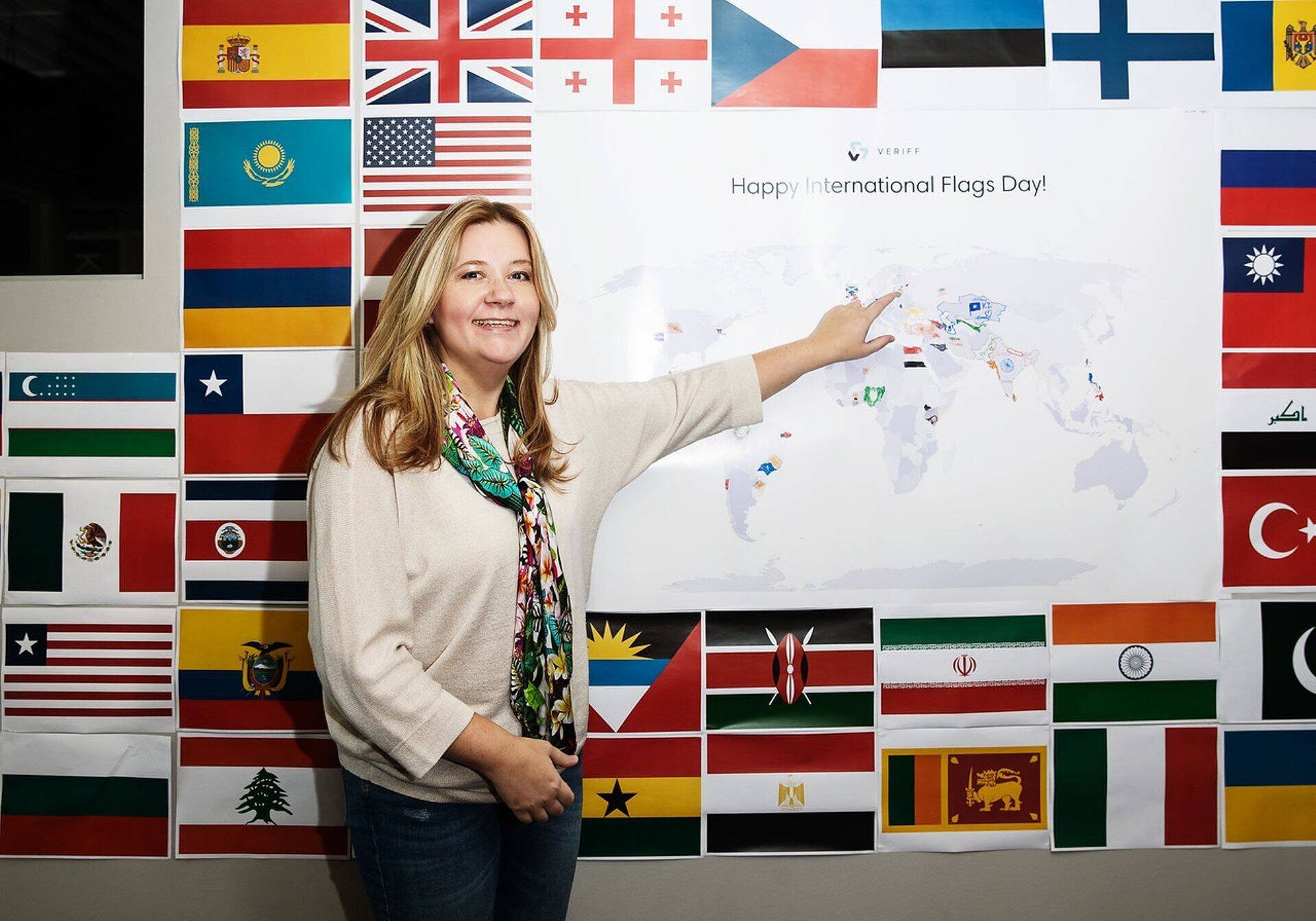 Iduettevõtte Veriff raamatupidaja Anastassia Haitina Foto: Meeli Küttim