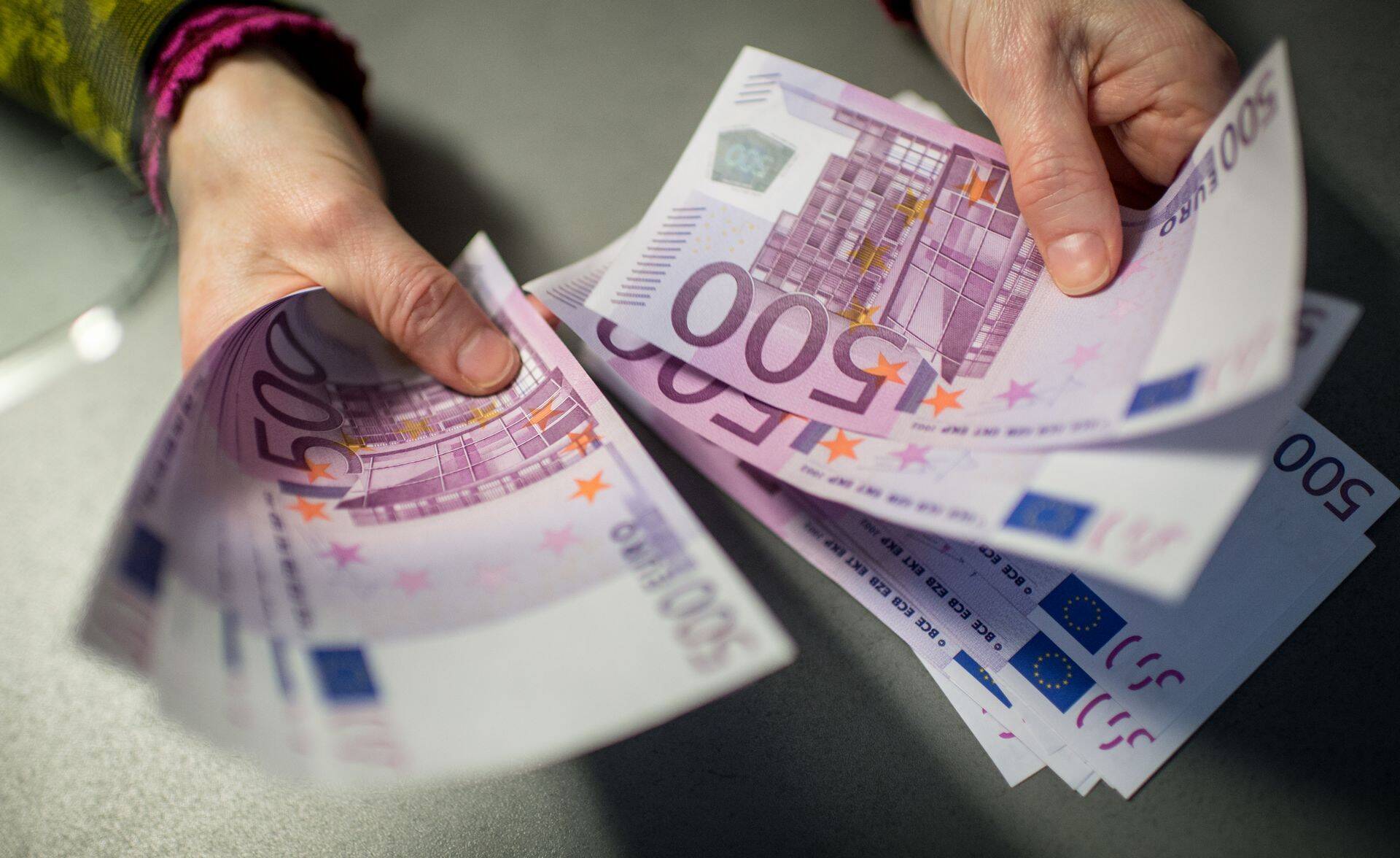 500-eurosed rahatähed.