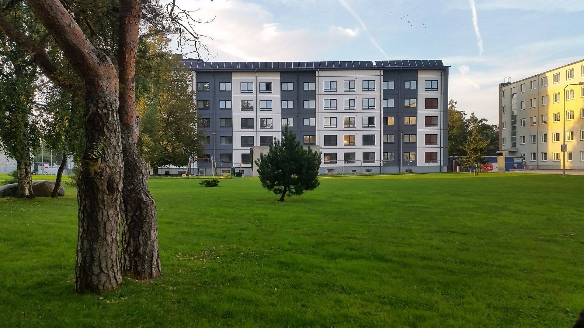 TTÜ üliõpilashoone rekonstrueerimine tehaseliselt toodetud fassaadielementidega (galerii).
