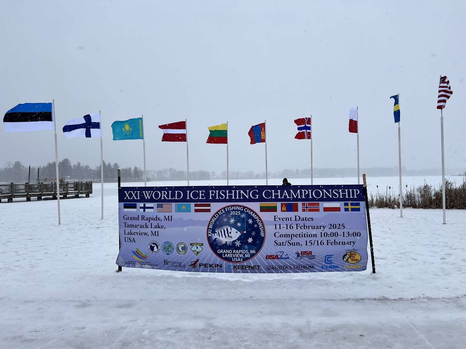 2025. aasta jääpüügi maailmameistrivõistlused peetakse USAs, MIchigani osariigi Tamaracki järvel.