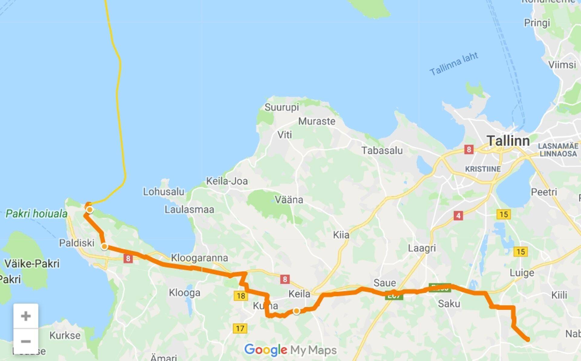 77 km mere põhjas olevale gaasitorule lisaks ehitatakse Eesti poolel 55 km toru ka maa peale.