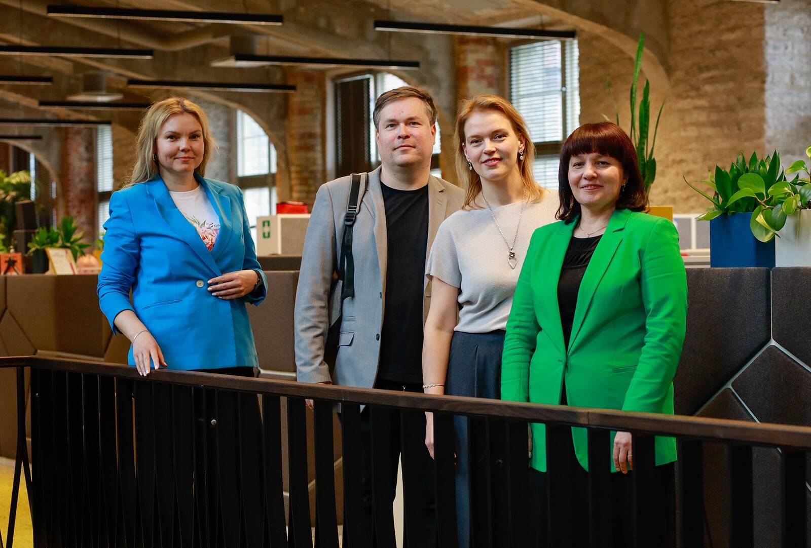 Juta Palmeri, Paap Peterson, Maria Tammesalu ja Kati Lõbu.