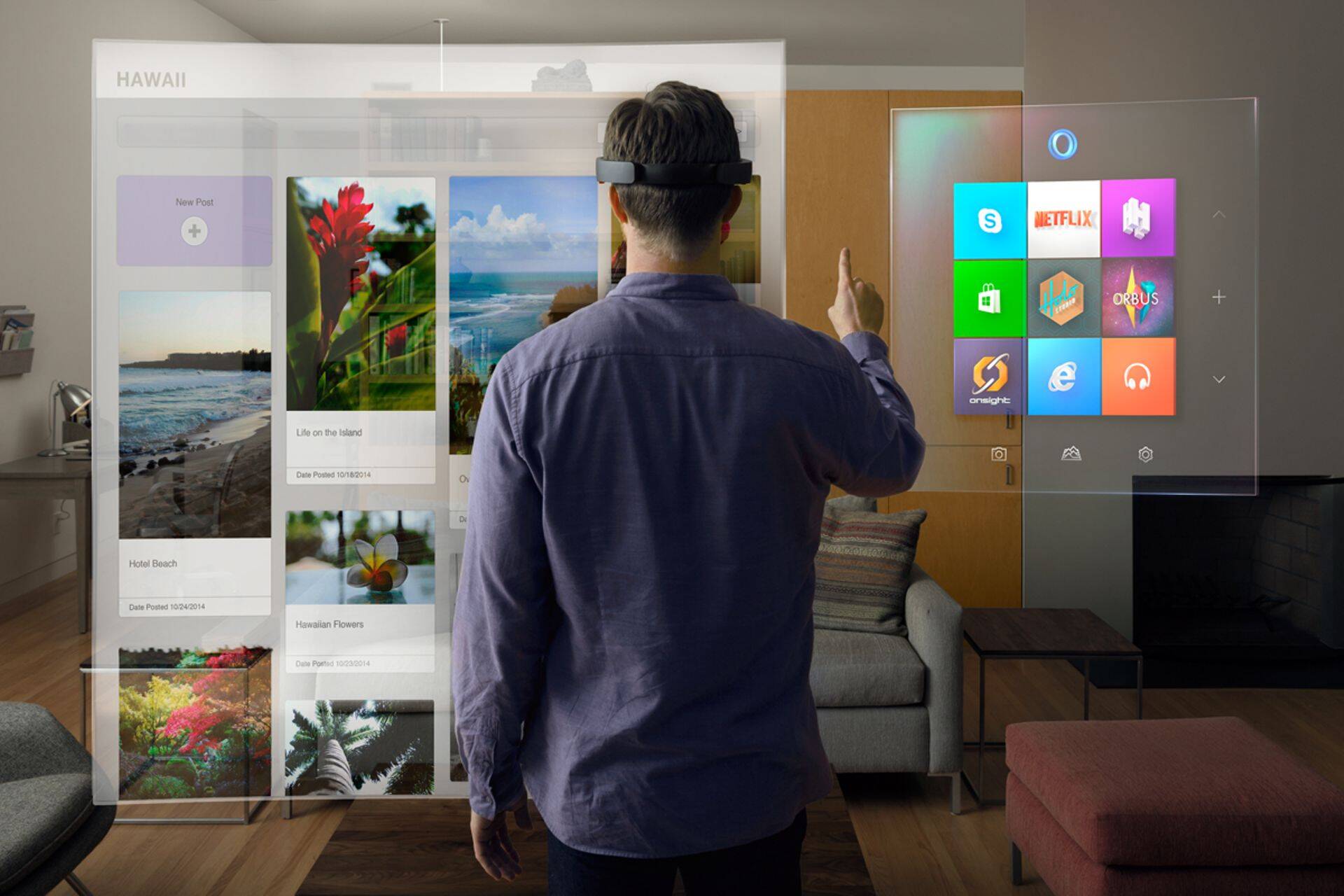 Microsofti HoloLens.