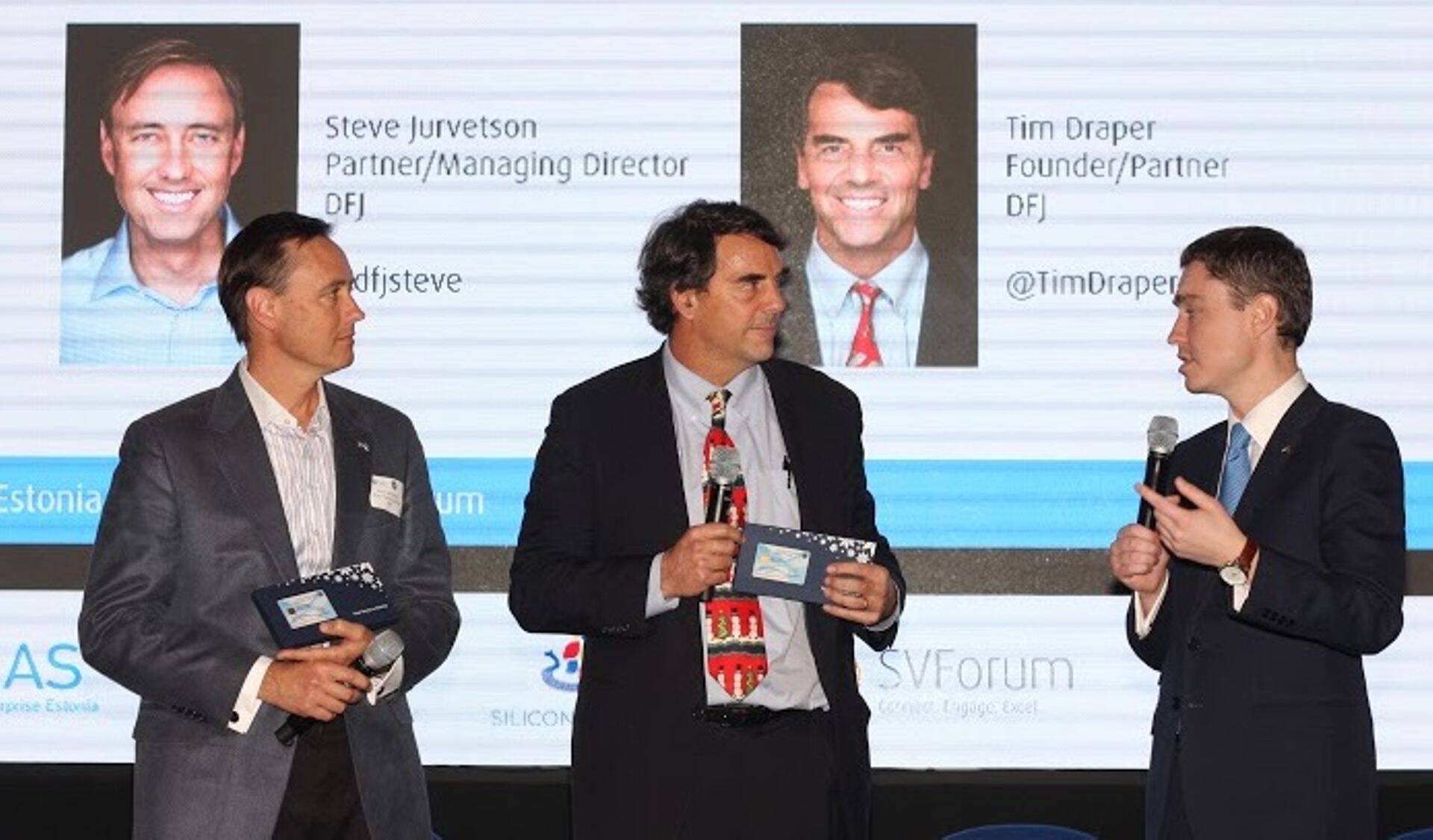 Steve Jürvetson ja Tim Draper saavad Eesti e-residendiks.
