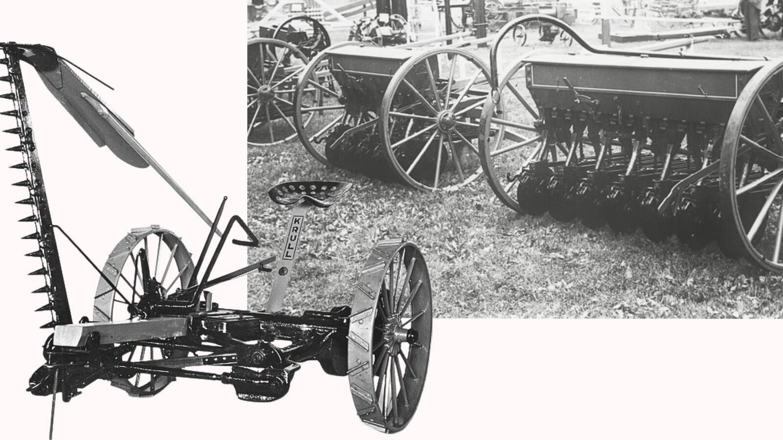 Газонокосилка и сеялки завода Крулля, 1930-е