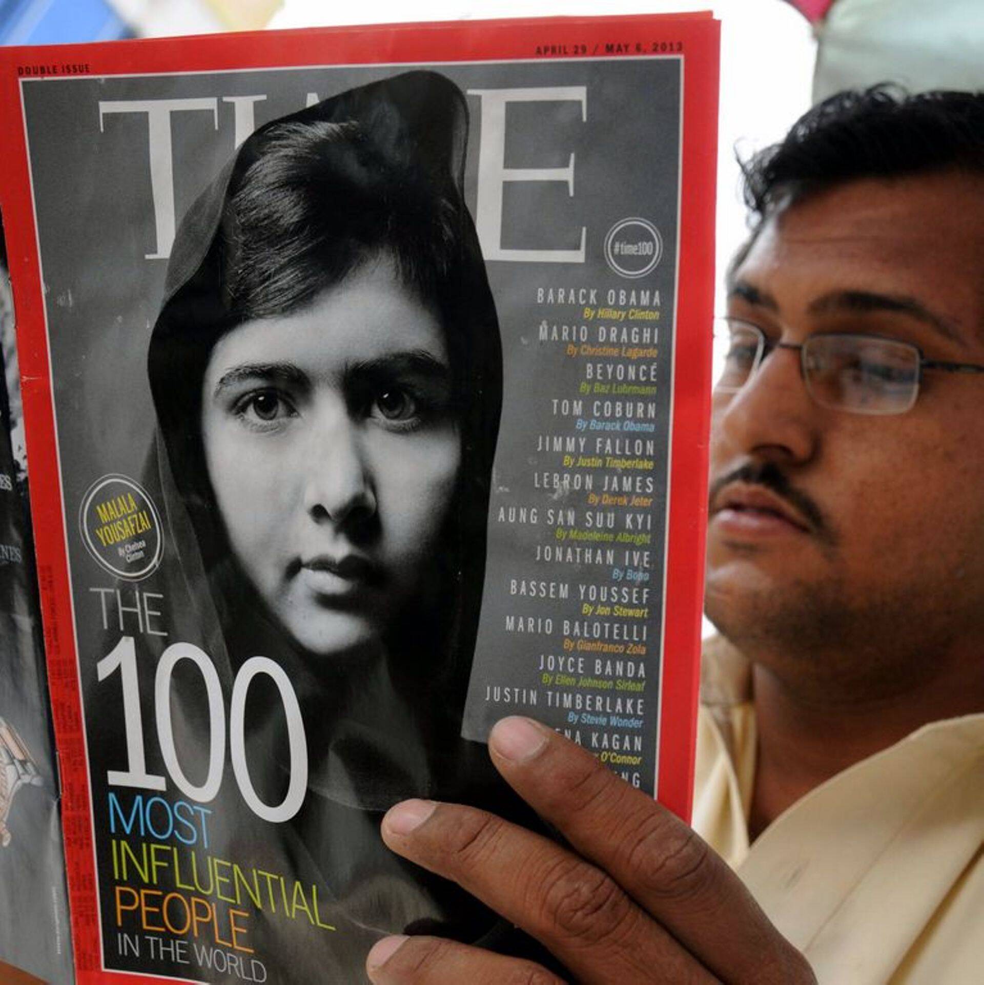 Ajakirja Time 100 mõjuka inimese numbri kaas aastas 2013.