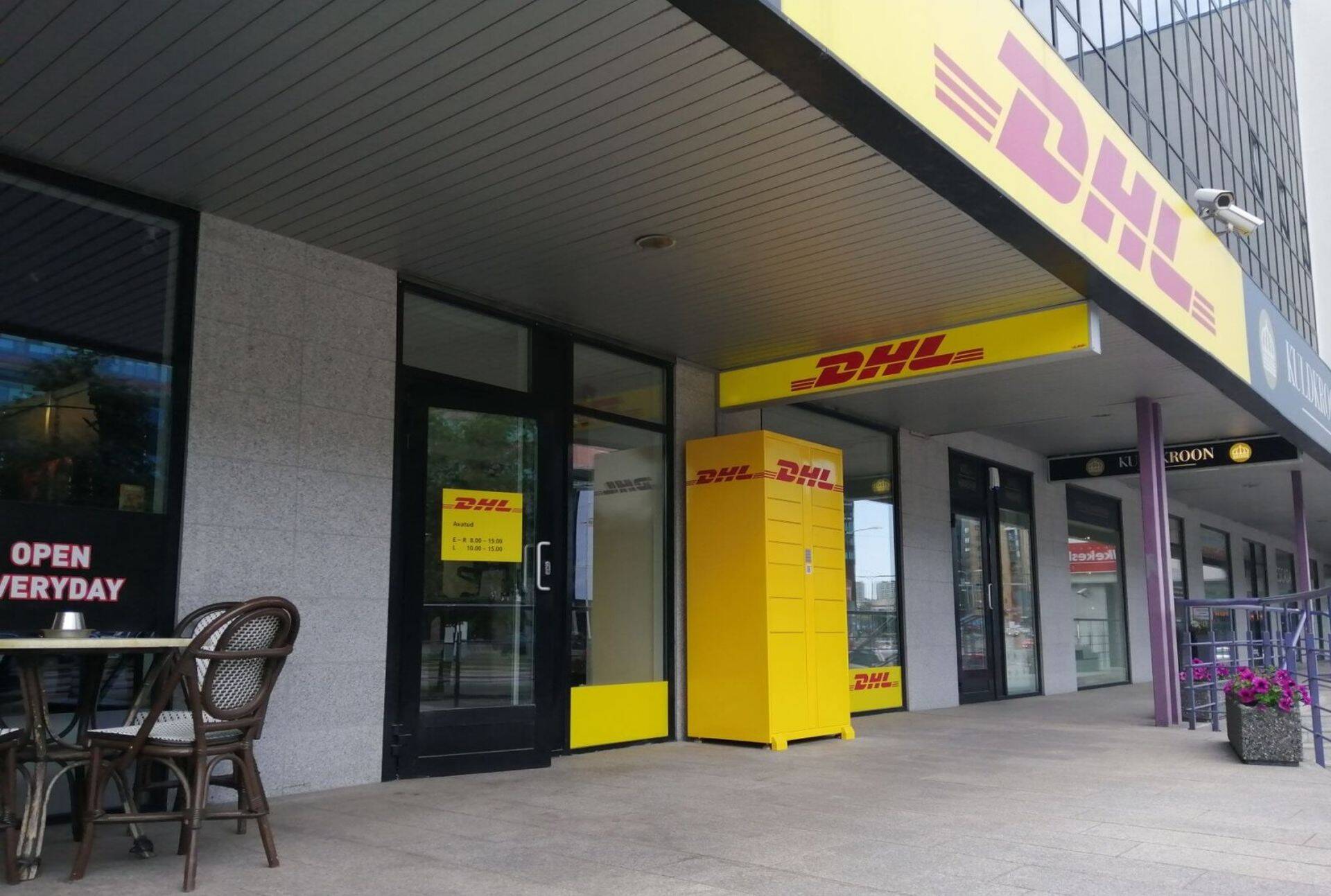 DHL pakiautomaat.