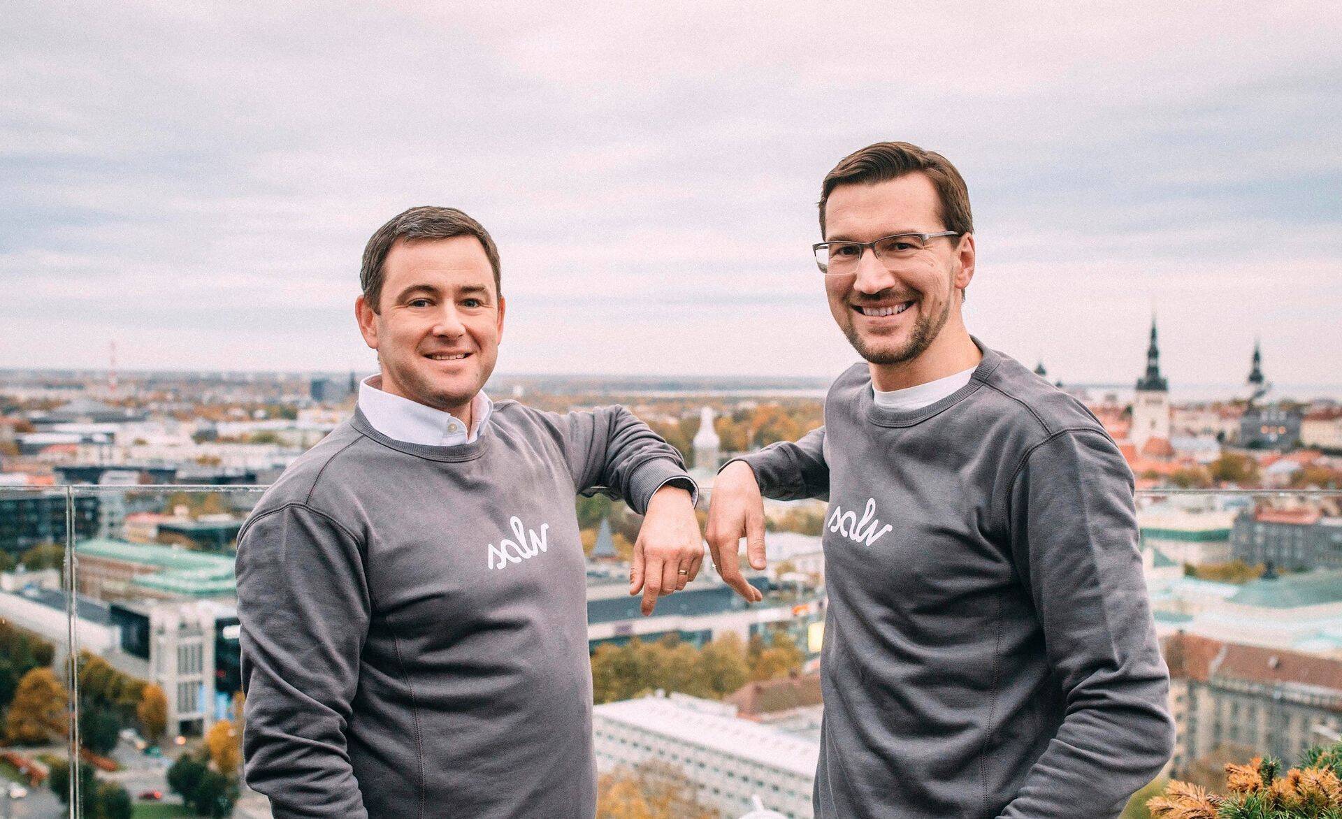 Rahapesu tõkestamiseks tarkvara loova Salvi juht Taavi Tamkivi (paremal) on ettevõtte kasvatamiseks kaasanud ka Swedbank Eesti endise juhi Robert Kiti.