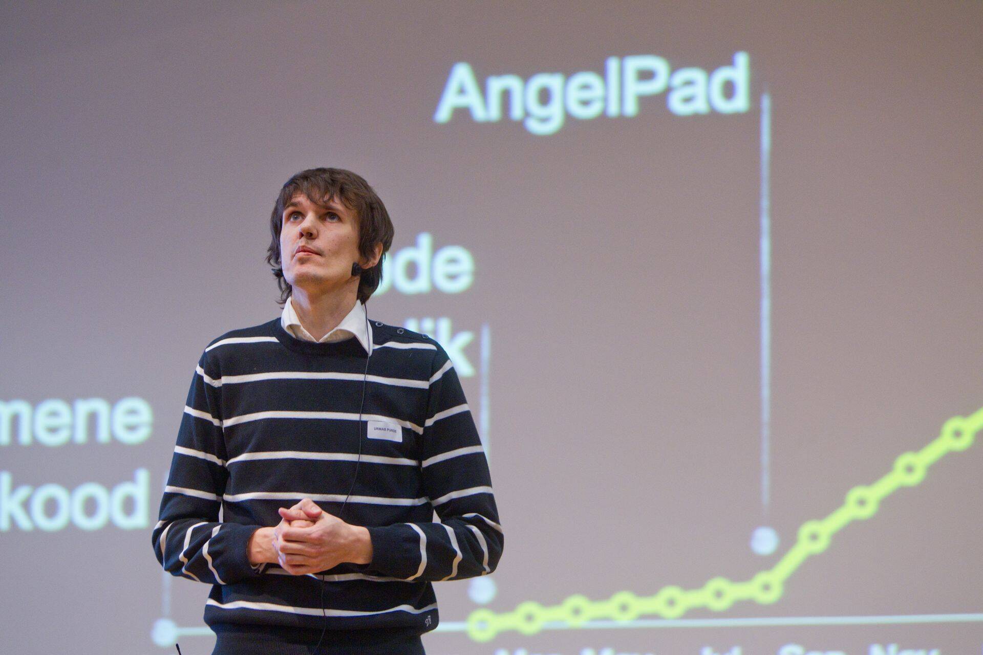 Urmas Purde rääkimas Pipedrive'i teekonnast 2013 Äripäeva Gaselli kongressil.