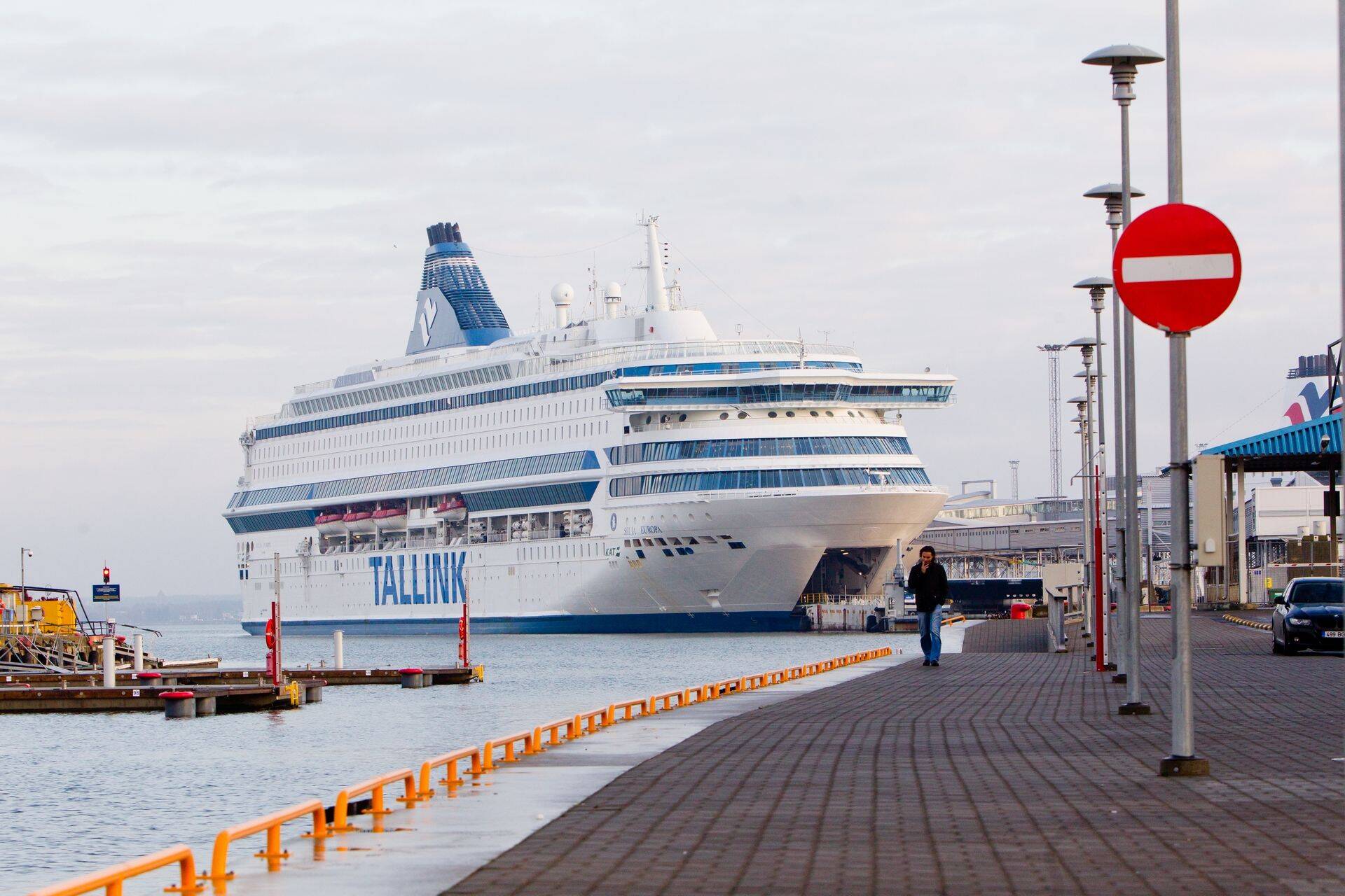 Silja Europa Tallinnas.