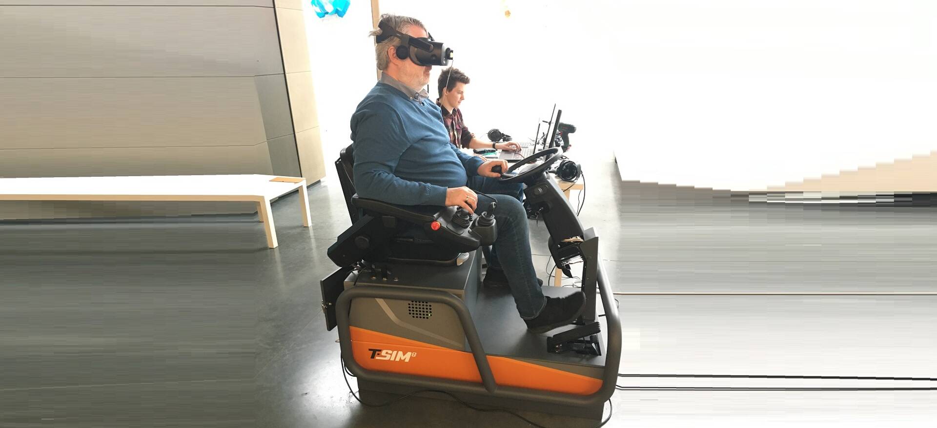 VR-tehnoloogial simulaator on märksa realistlikum kui ekraanidega simulaator.