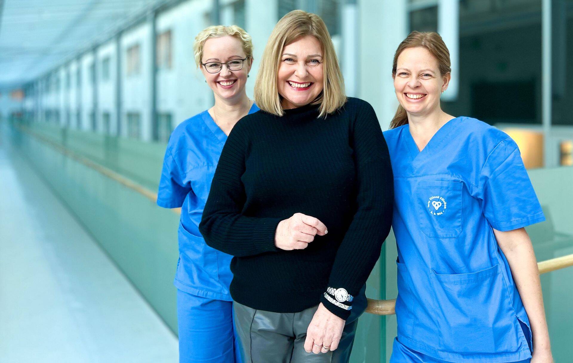 Fotol: (vasakult) Dr Lenne-Triin Kõrgvee, dr Katrin Kaarna, vanemproviisor Jana Lass.