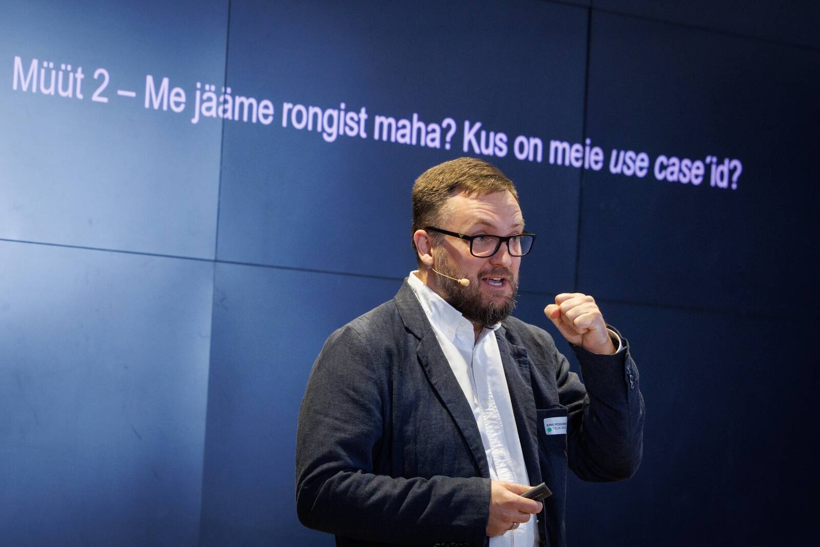 Telia Eesti andmete ja analüütika valdkonnajuht Erki Pogoretski lükkas oma ettekandes muuhulgas ümber ka tehisaru müüte.