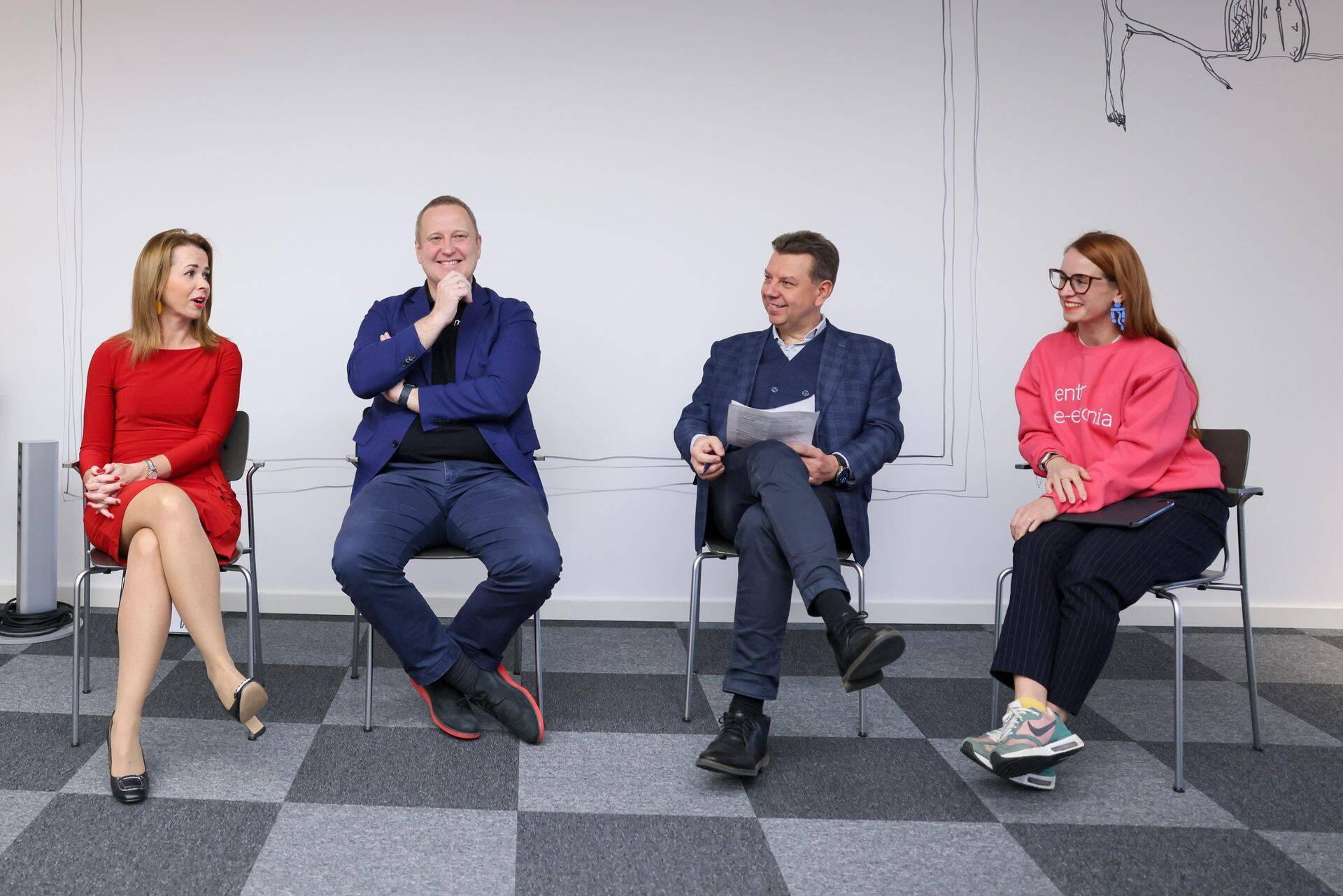 Evelyn Liivamägi, Kaido Saar, Andrus Alber, Sandra Särav