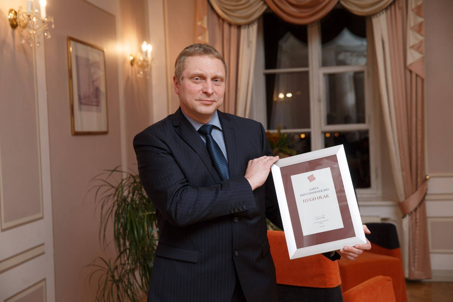 Aasta ehitusinsener 2016 Hugo Olak, Tari AS peakonstruktor.