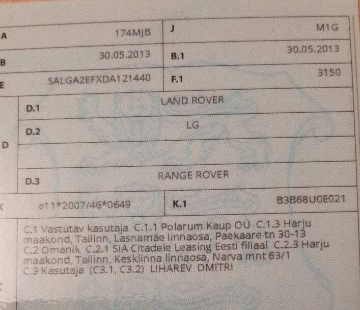 В техпаспорте автомобиля Олег Иванов в качестве пользователя не значится, но, как утверждает владелец компании, автомобили находятся именно у него.