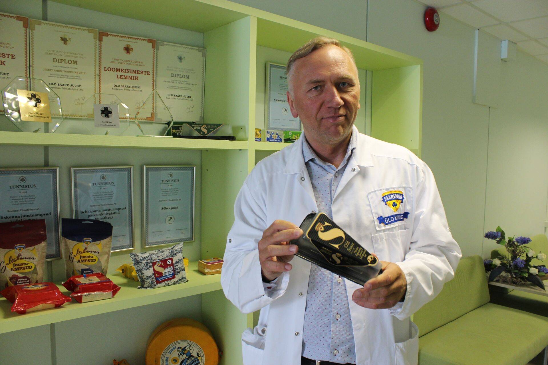 Saaremaa Piimatööstuse tegevjuht Ülo Kivine.