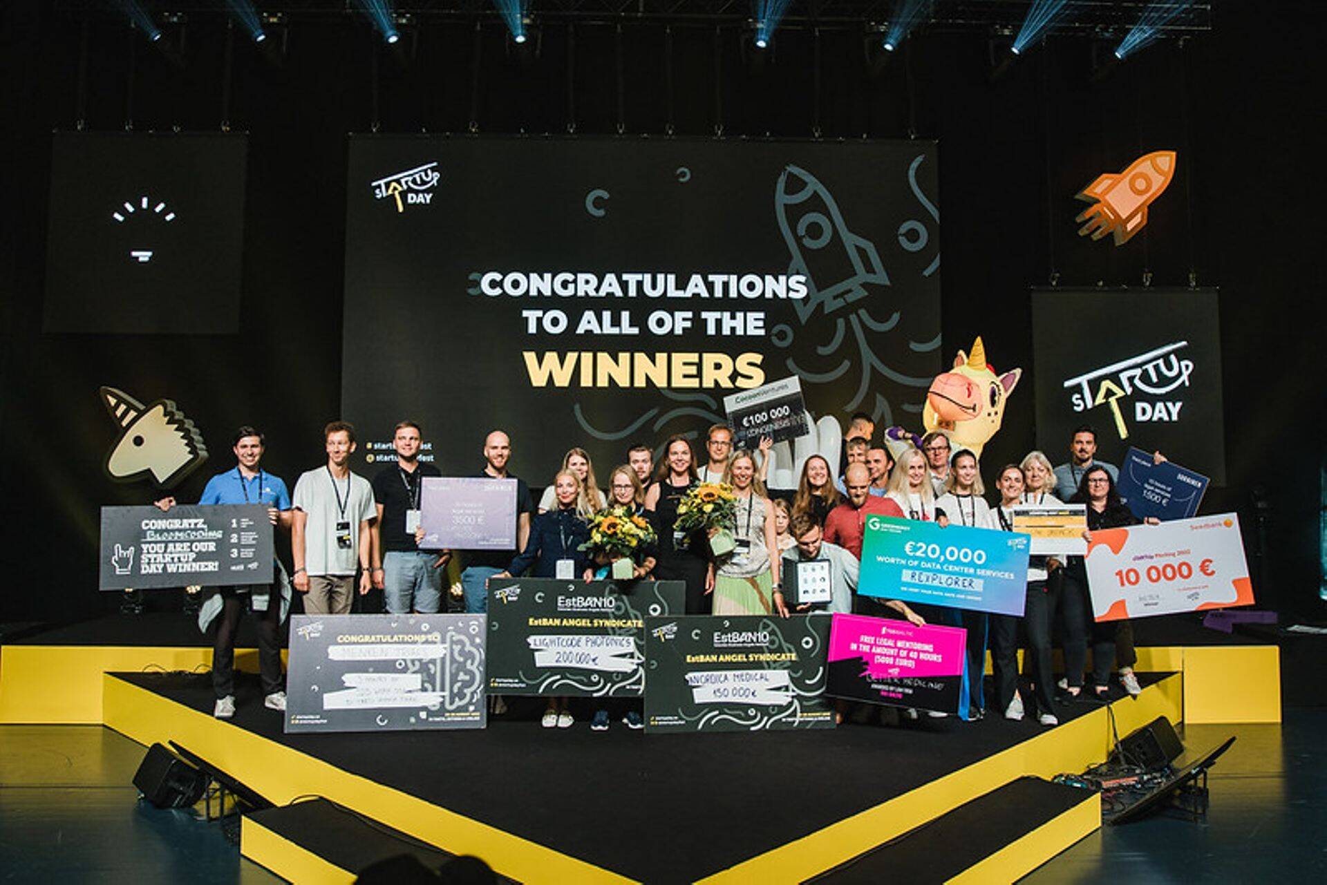 sTARTUp Pitchingu konkursil võidutsenud idufirmad