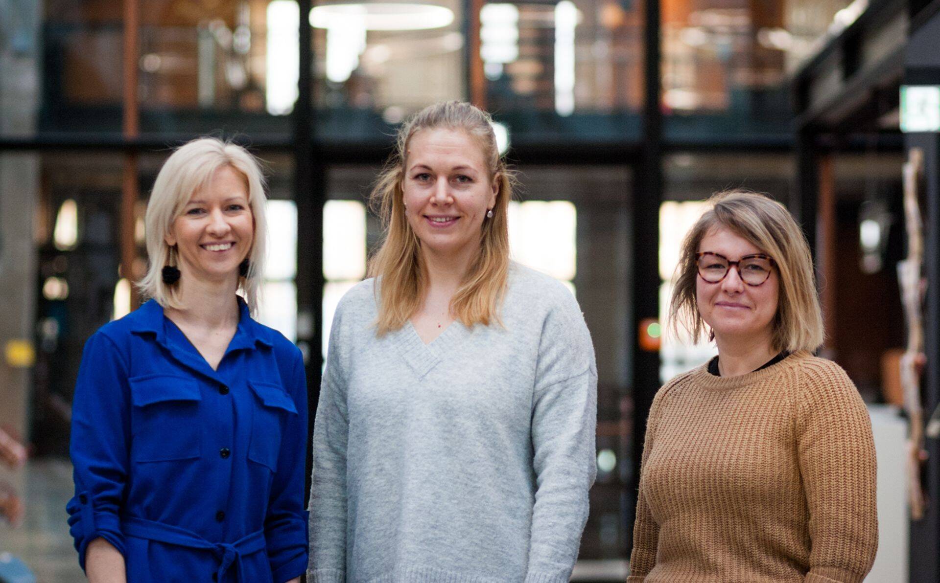 Pipedrive’i personalijuht Leelia Rohumaa, Toggli personalijuht Evelin Andrespok ja Icefire’i personalijuht Sirli Spelman.