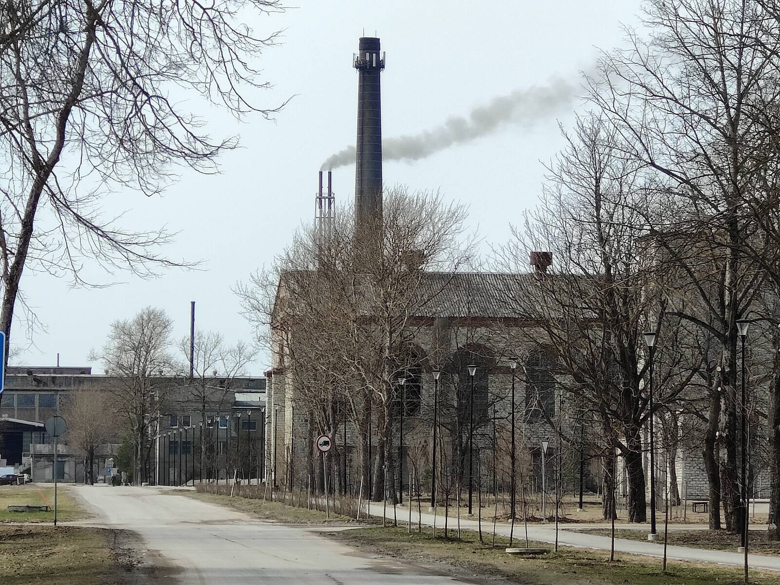 Цех маслозавода в городе Кивиыли.