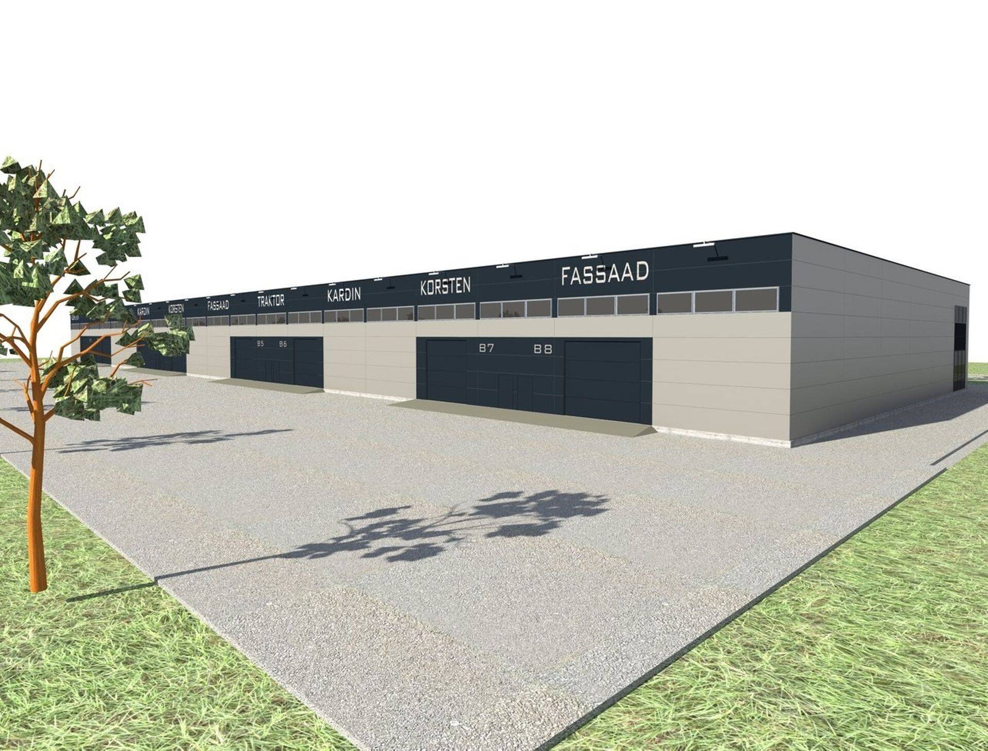 Rae vallas asuv, käesoleval aastal valmiv lao- ja tootmispind