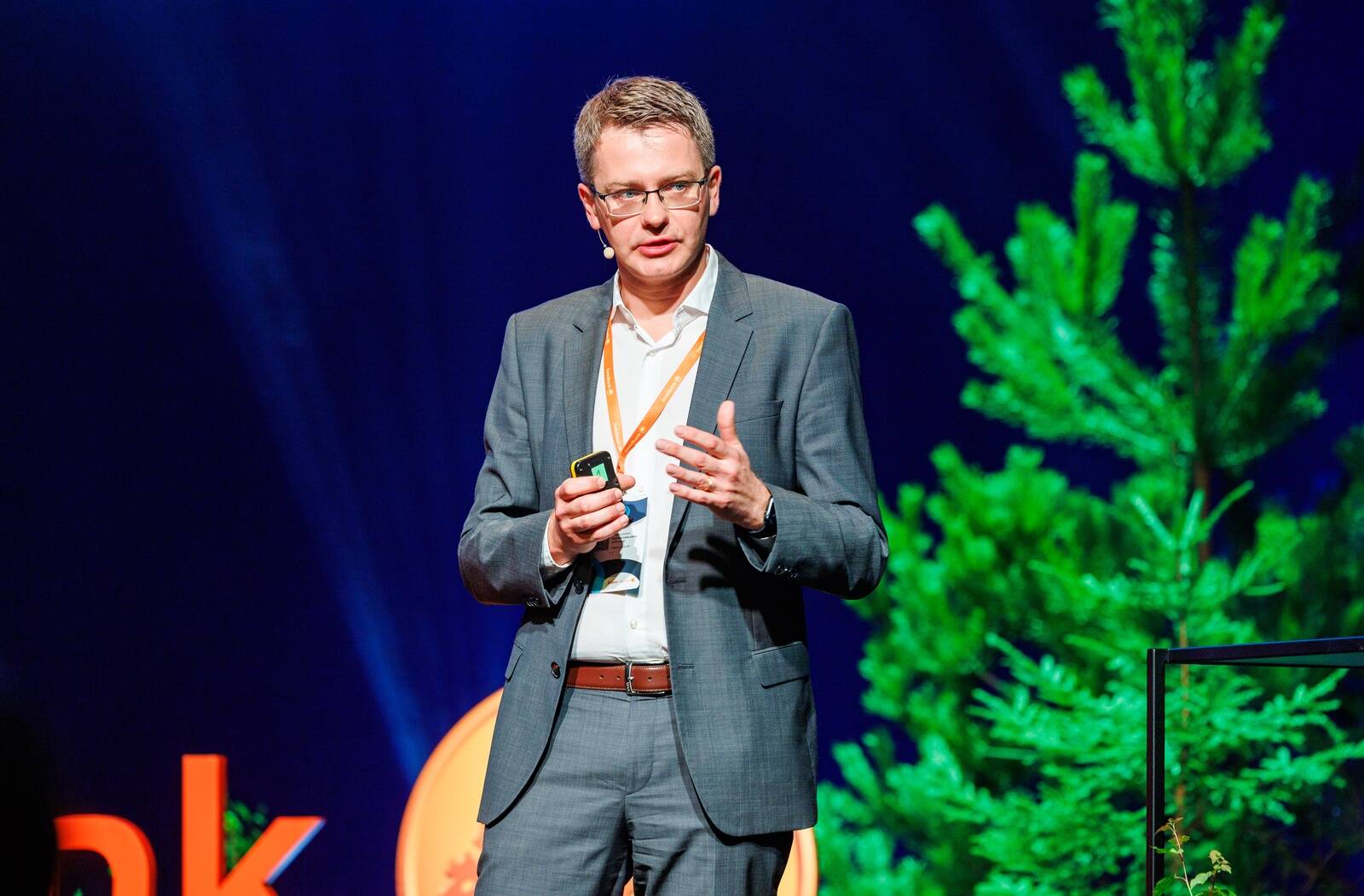 Martti Talgre rääkis Pärnu juhtmiskonverentsil, kuidas Infortar toimib.