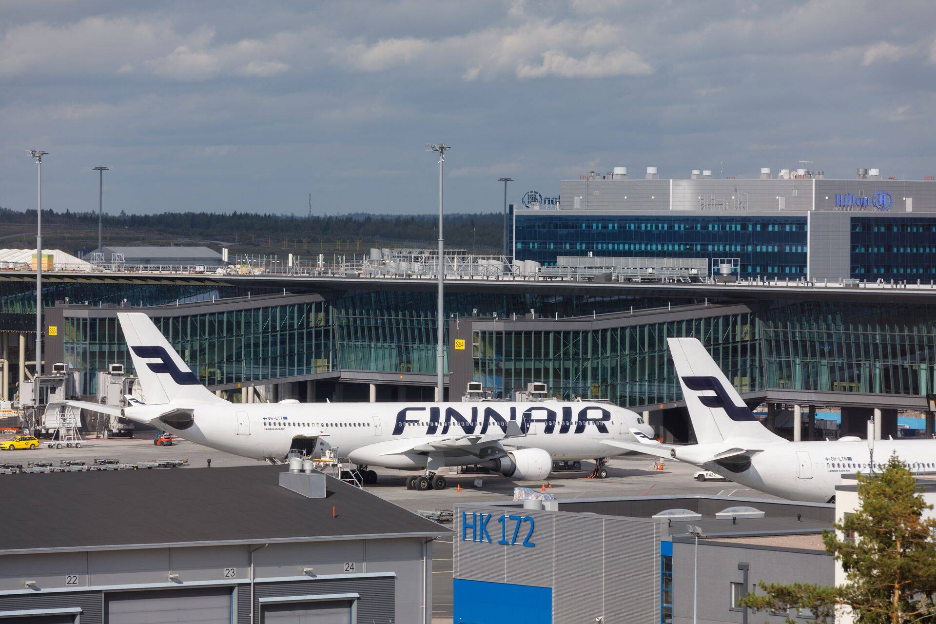 Finnairi lennukid Vantaa lennujaamas