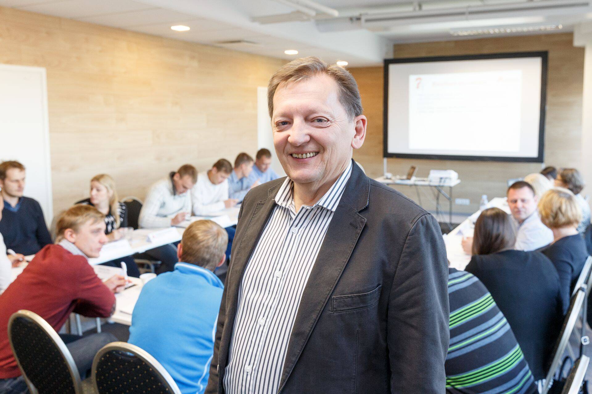 Koolitaja Tiit Valm toob välja, et koolitus on koht,kus üksildased projektijuhid
saavad oma kogemusele kinnitust.