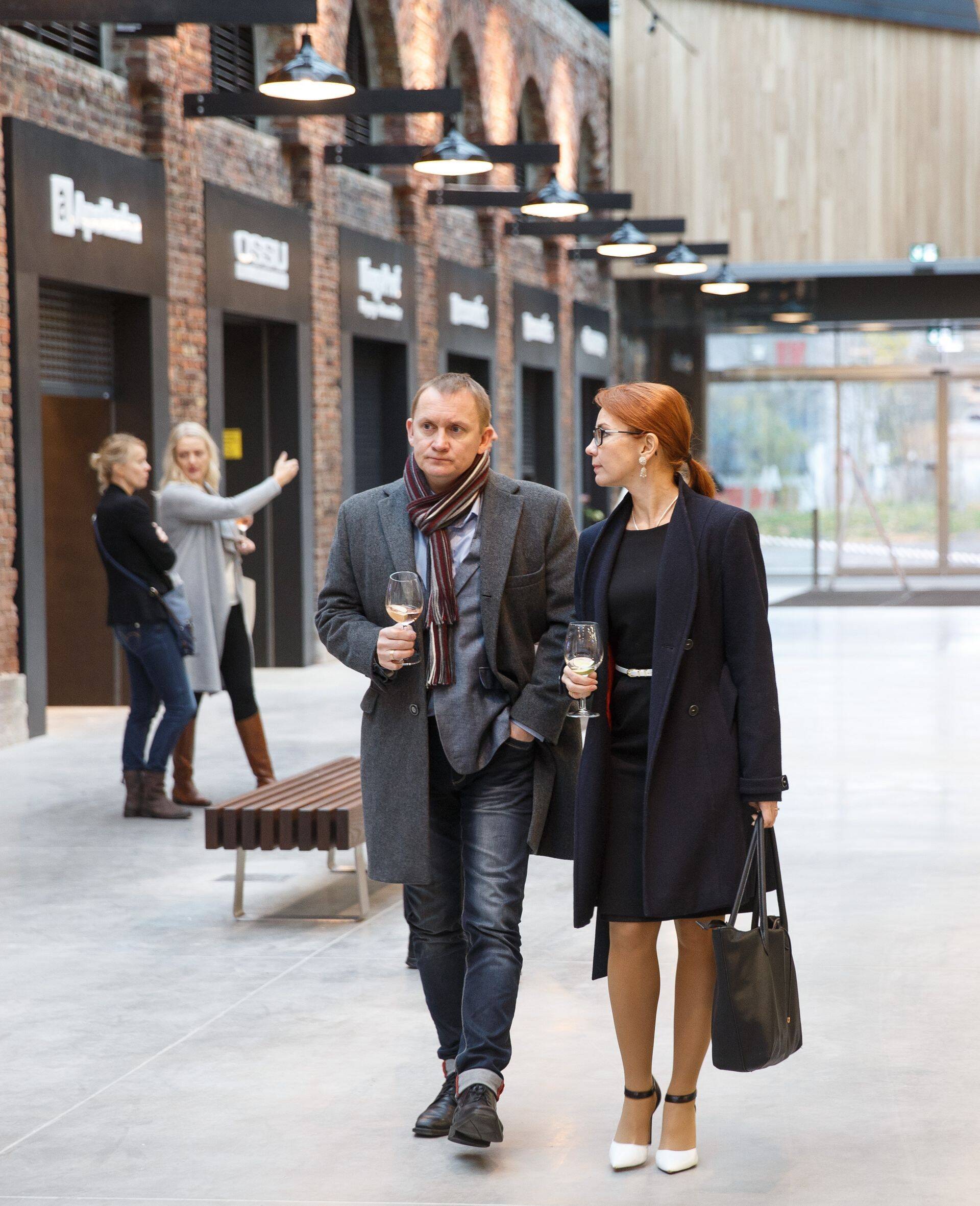 Perekond Rosimannus 2016. aasta oktoobris Arsenali keskuse avamisel.