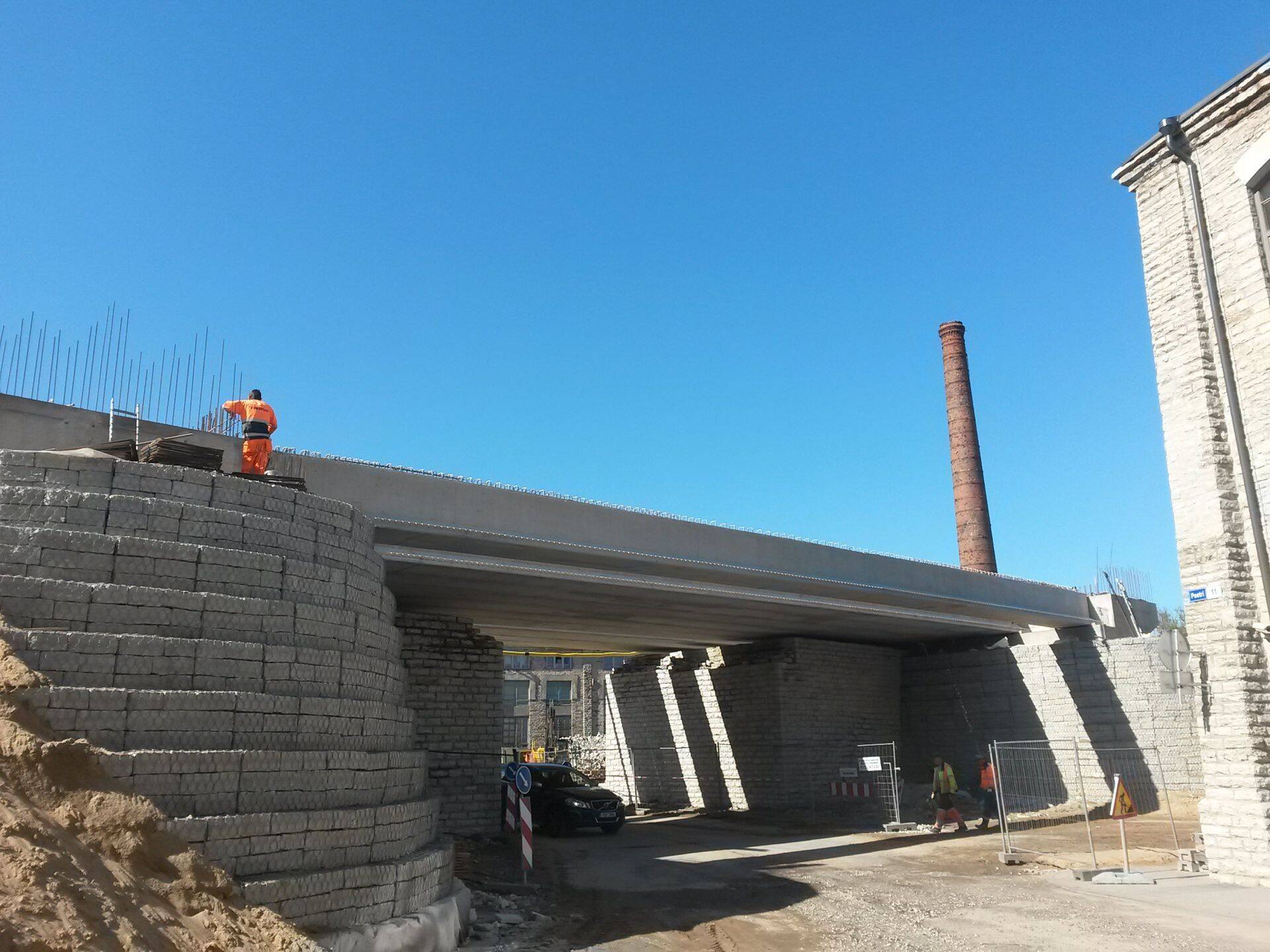 Noblessneri viadukti ehitus. ZIP-tala