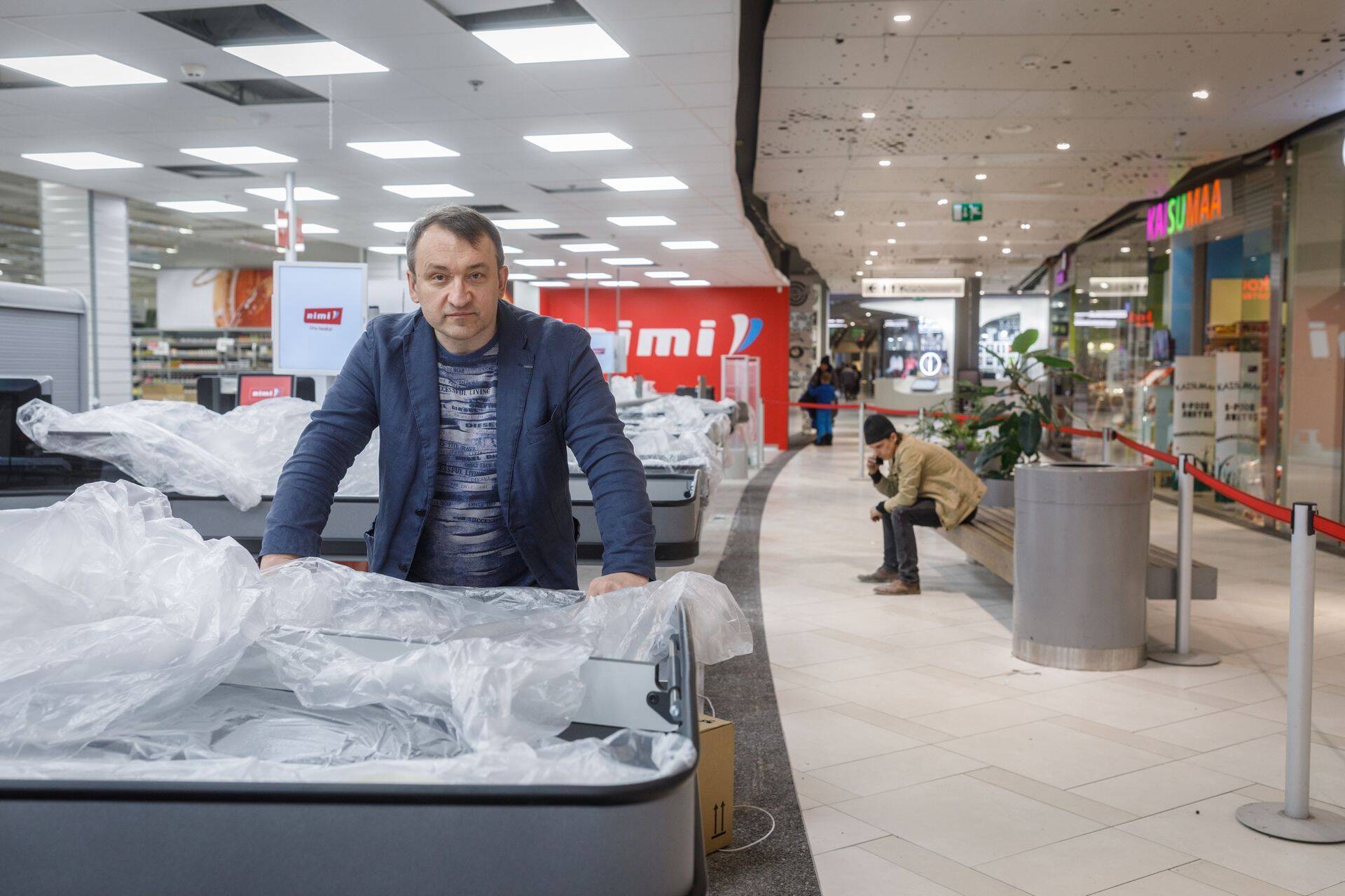Guido Pärnits Ülemiste keskuses, mis hakkab uuesti laienema.