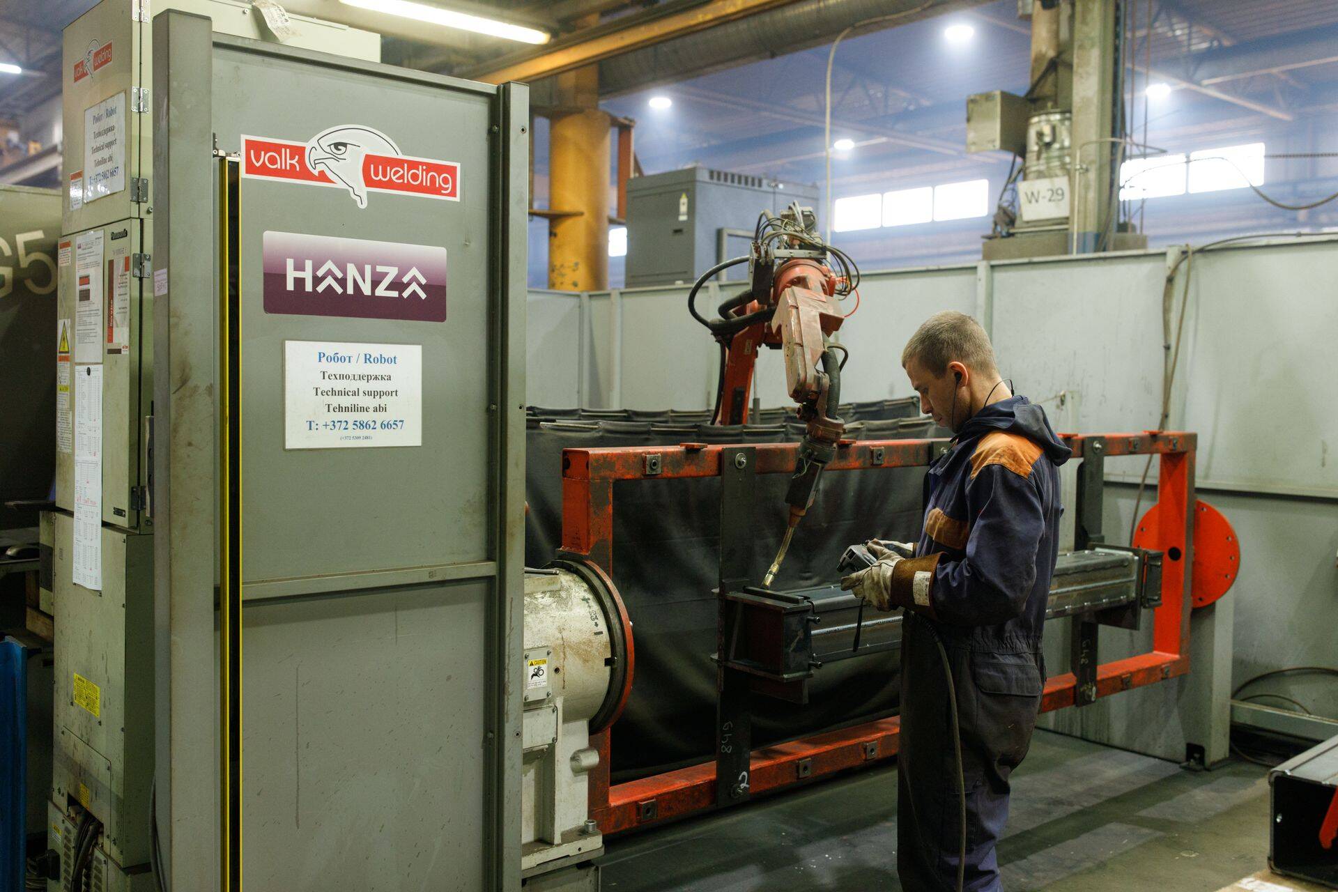 HANZA Mechanics Narva AS masina- ja metallitööstus.