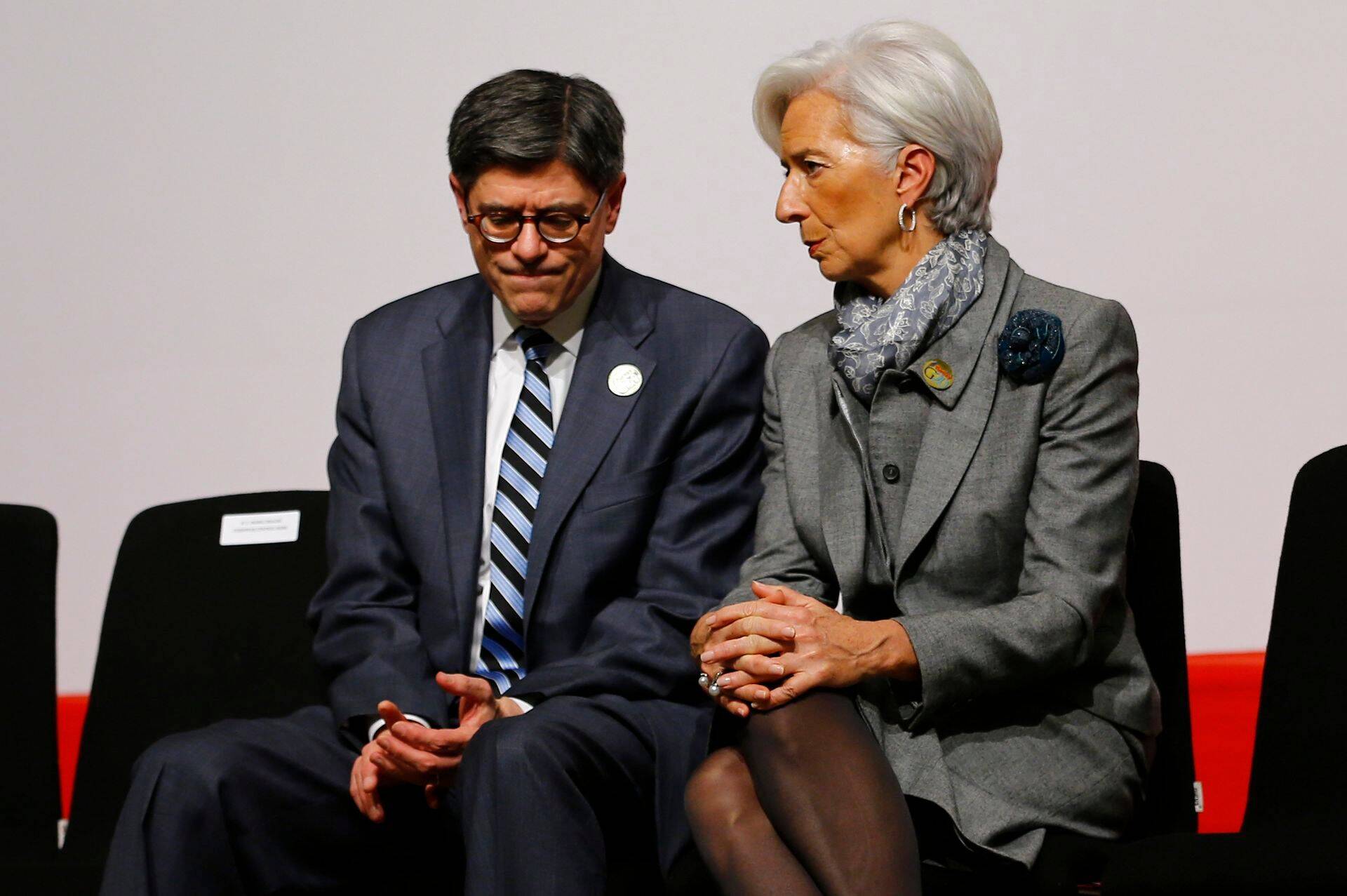 Jack Lew ja IMFi juht Christine Lagarde Istanbulis