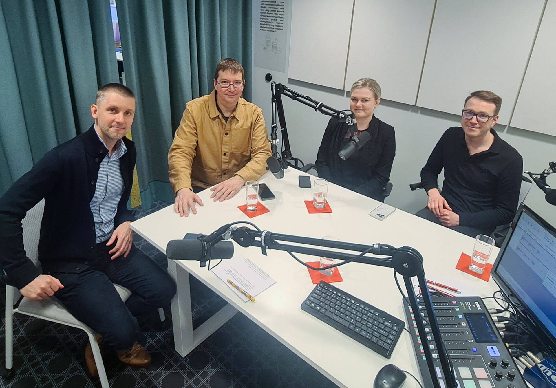 Veiko Kopamees, Diana Lints, Martin Simmermann ja Art Lukas.