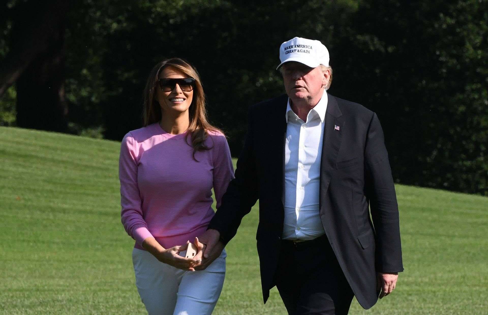 USA president Donald Trump koos abikaasaga sel nädalavahetusel aega veetmas.