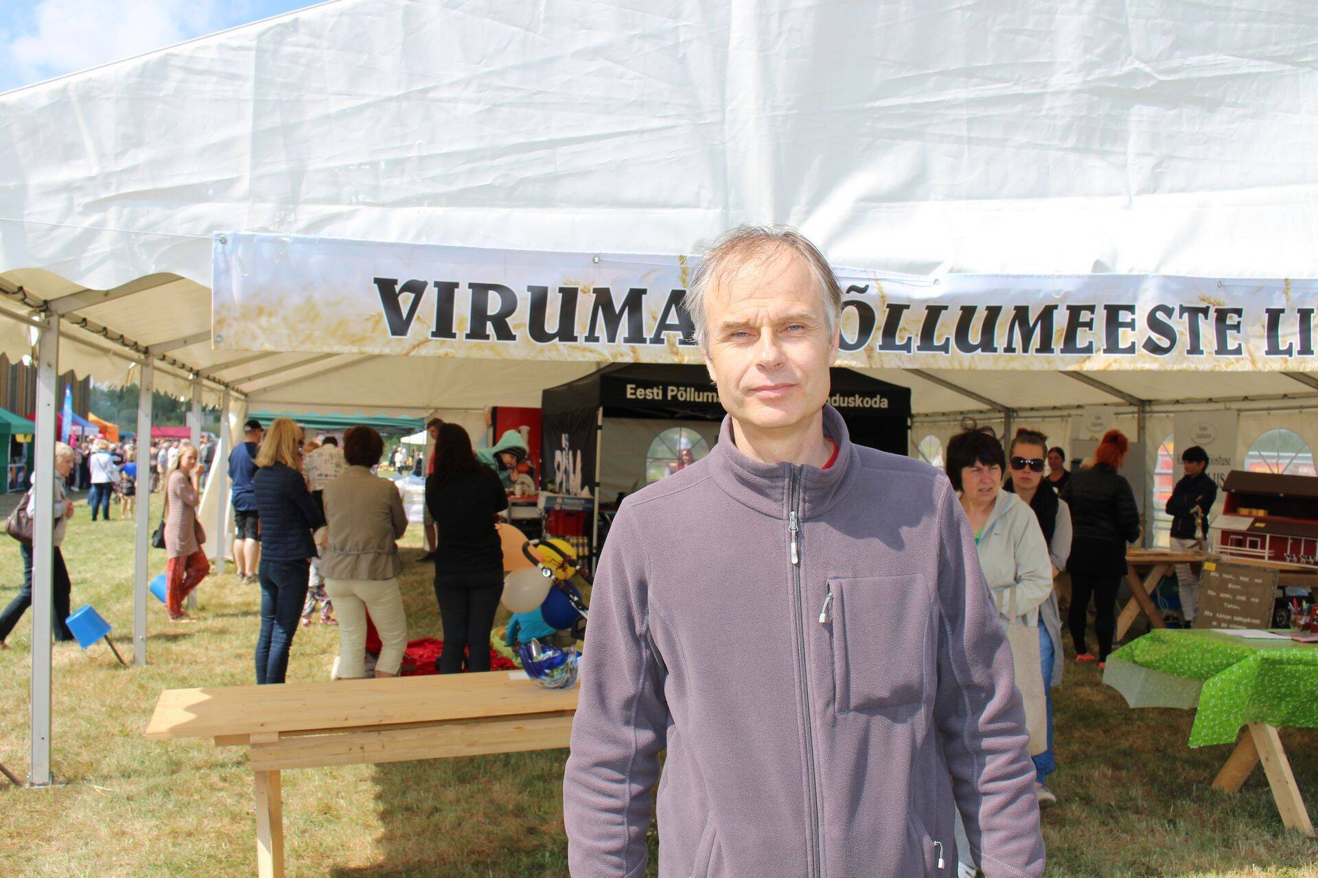 Festivali külastajad said vaadata ka Einar Jakobi lihaveiseid.