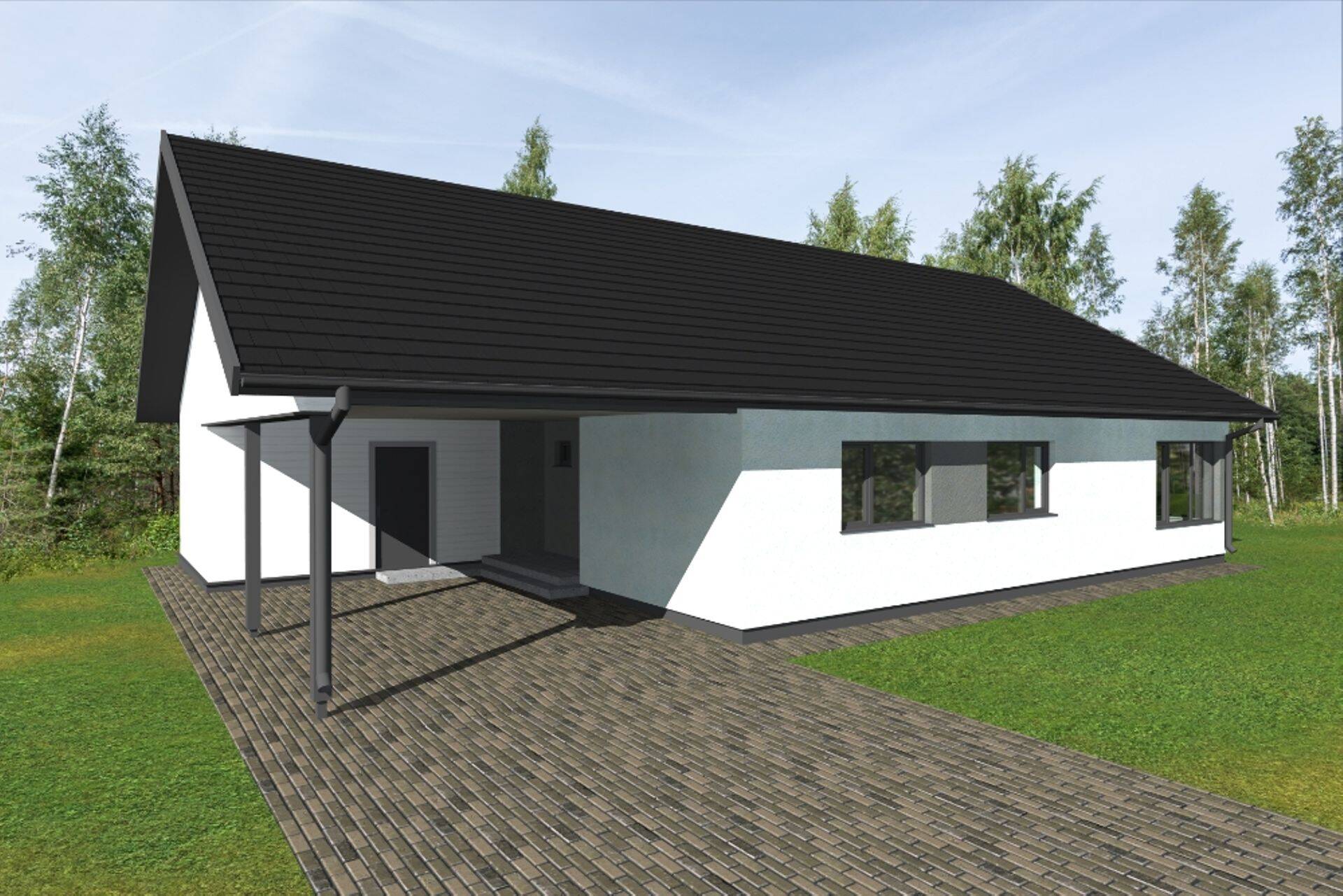 Arenduspiirkonda rajatava maja tüüpprojekt