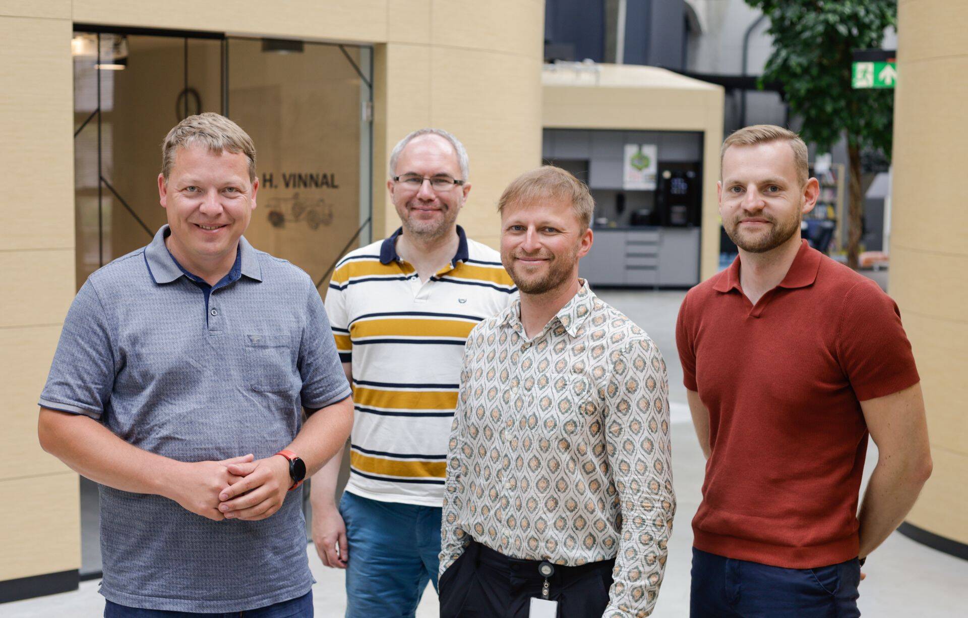 Vasakult: Mait Palts, Mario Sõrm, Kaido Künnapas ja Oliver Ämarik