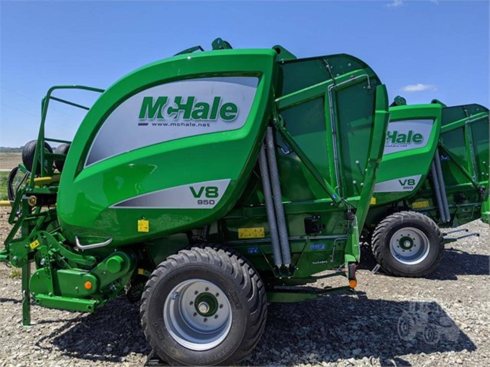 Uus muutuva kambrimahuga 3 rihmaga press McHale V8950