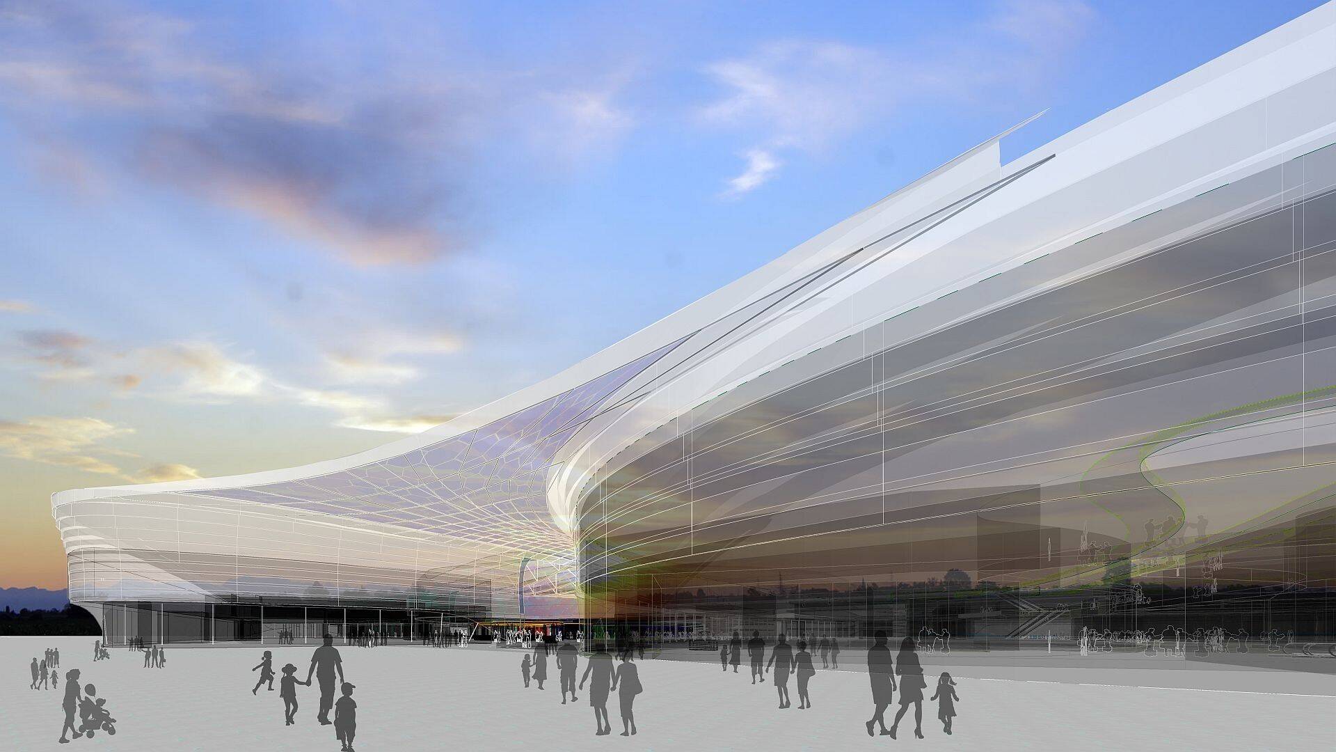 Проект торгового центра Tallink City. Автор: Novarc