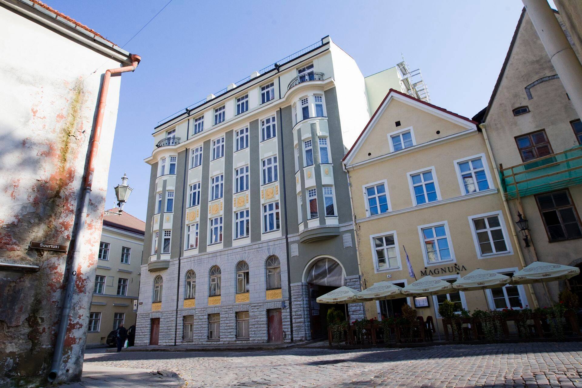 Tallinna vanalinnas Pagari tänaval asuv esinduslik kortermaja.