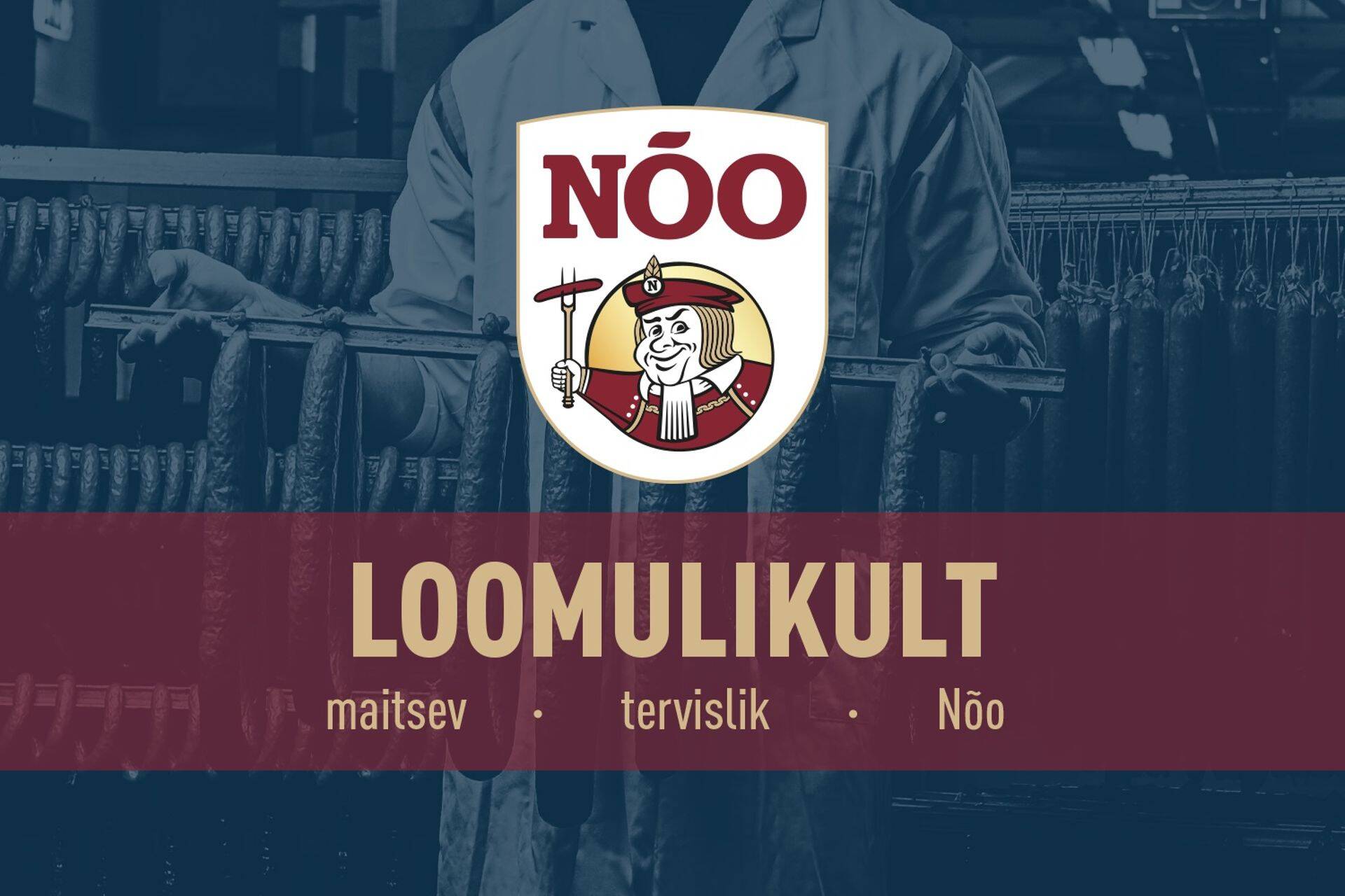 Nõo Lihatööstuse uus logo.