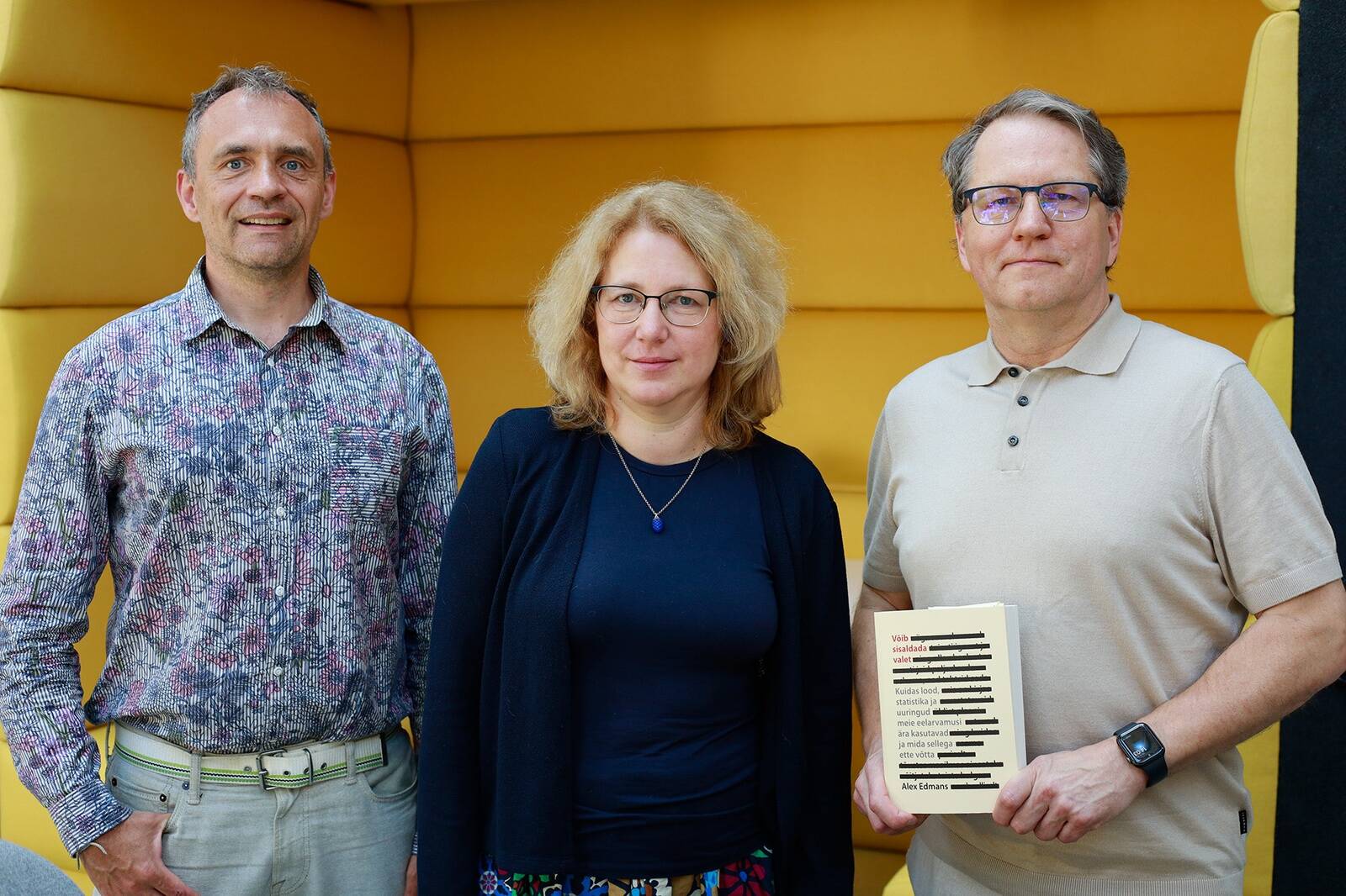 Paavo Siimann, Krista Fischer ja Eero Merilind.