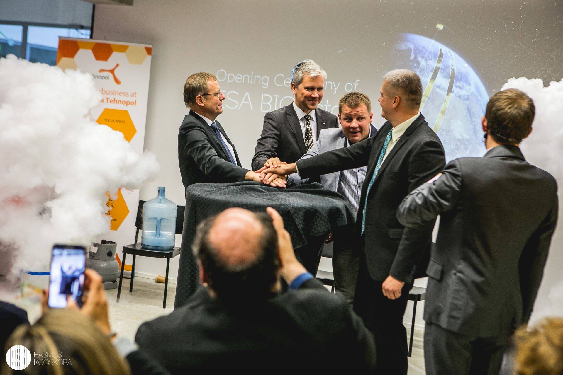 Euroopa Kosmoseagentuuri Eesti äriinkubaatori avamine.