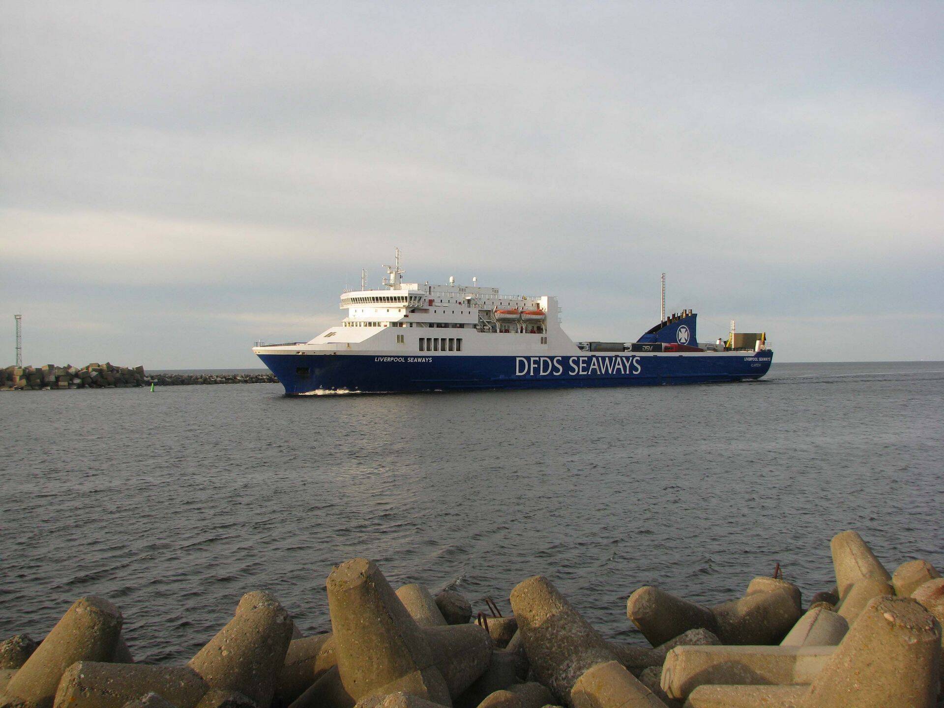 M/L Liverpool Seaways, mis teenindab liini Paldiski - Kapellskär.