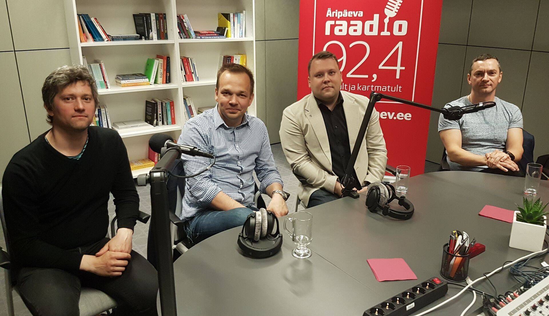 Vasakult paremale: Hendrik Luuk, Kristian Allikmaa, Taavi Tammiste ja Andrei Doman