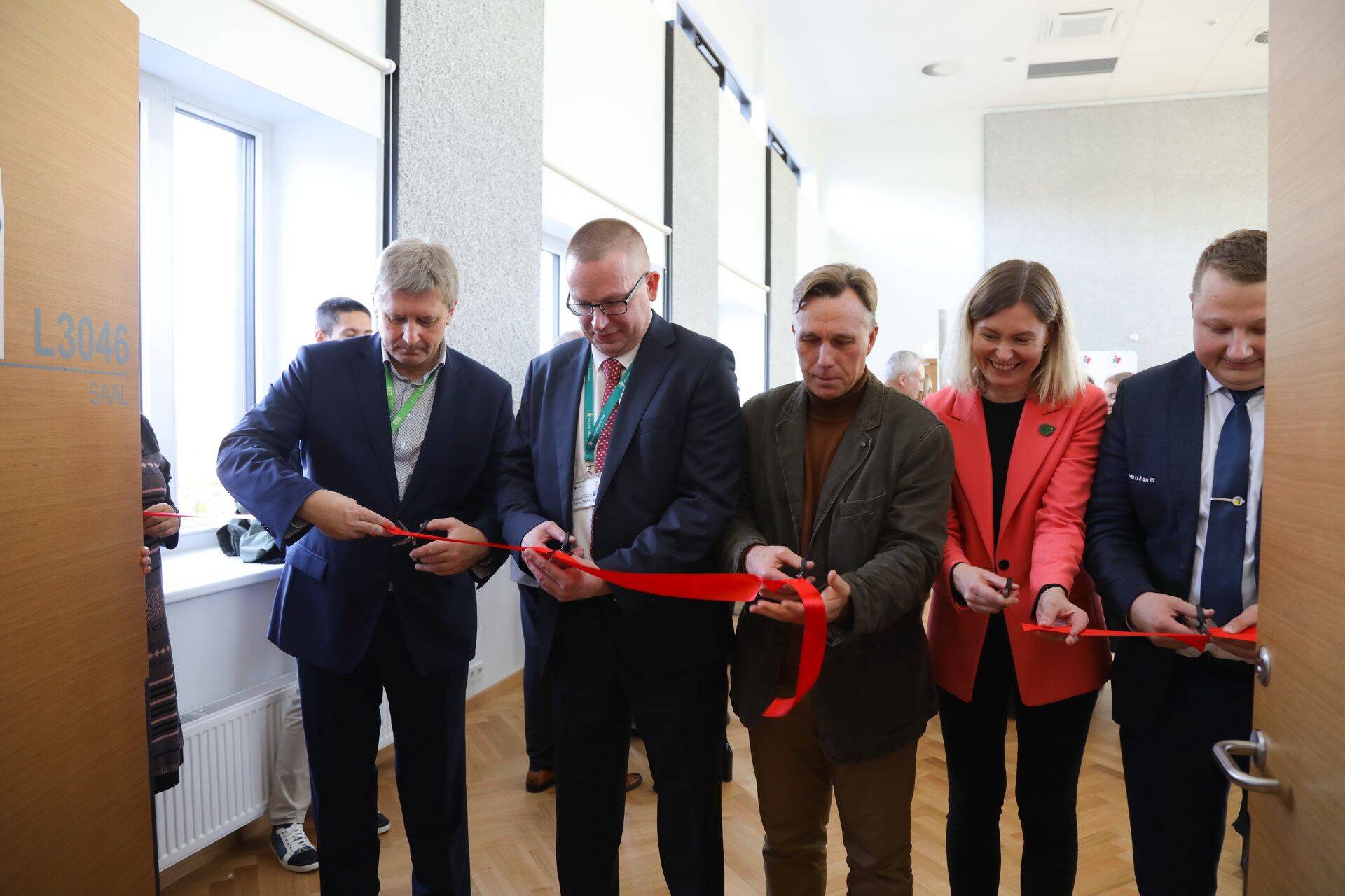 Ida-Viru keskhaigla L-korpuse avamine.