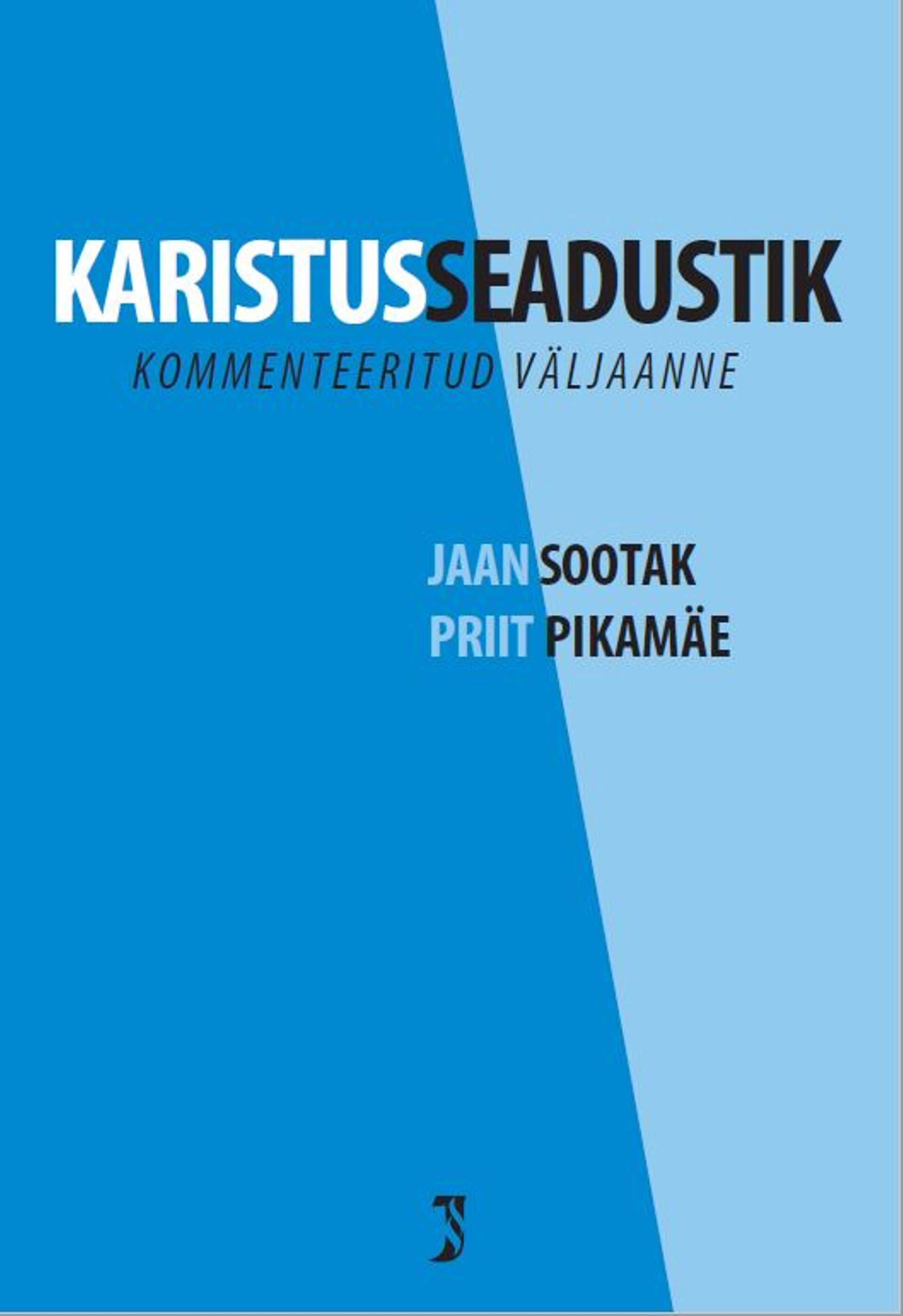 Karistusseadustik. Kommenteeritud väljaanne. Juura, 2021. Kaanekujundus: Tatjana Kool