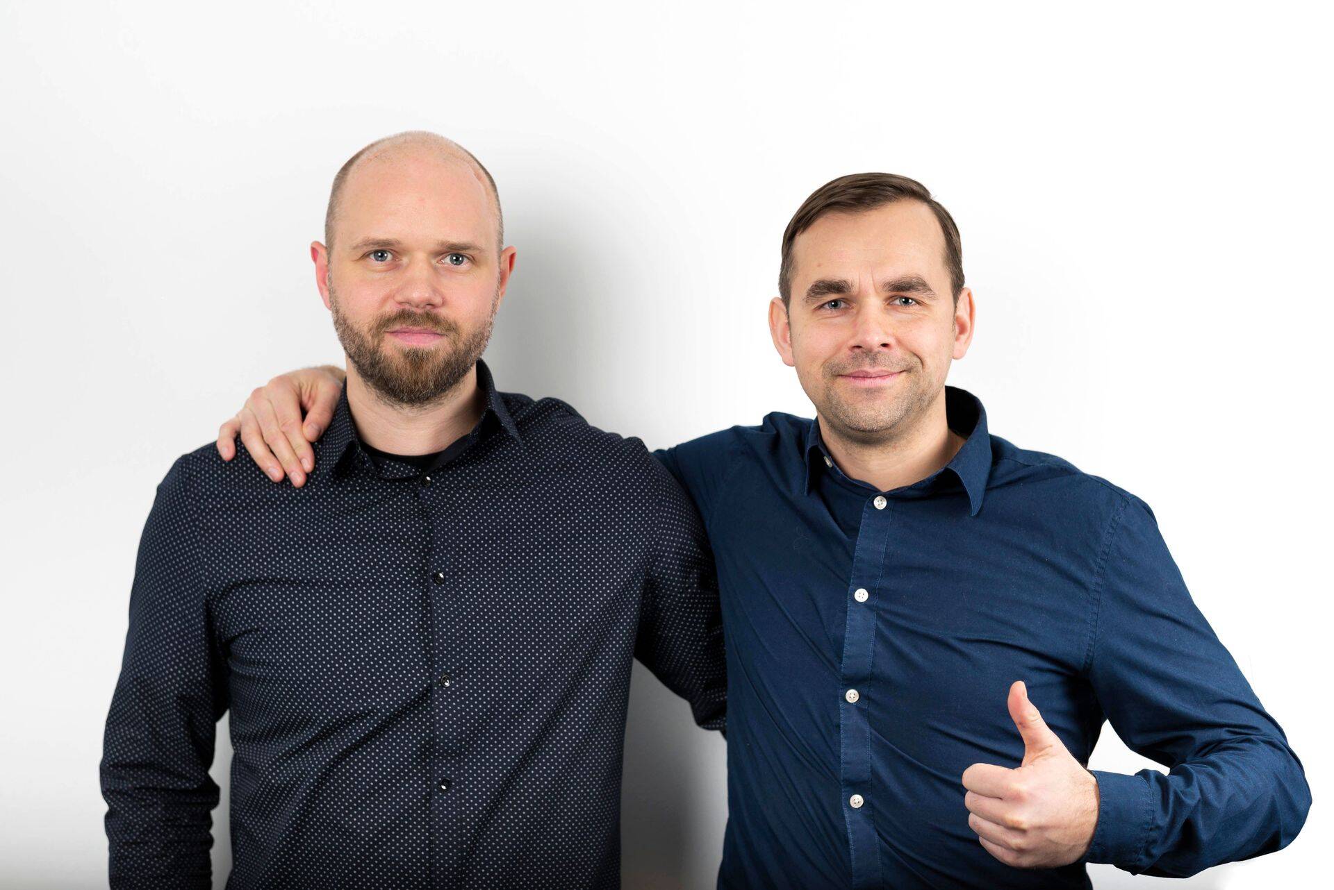 Lumav Commerce OÜ tegevjuht Silver Kallas ja äriarendusjuht Margus Ots