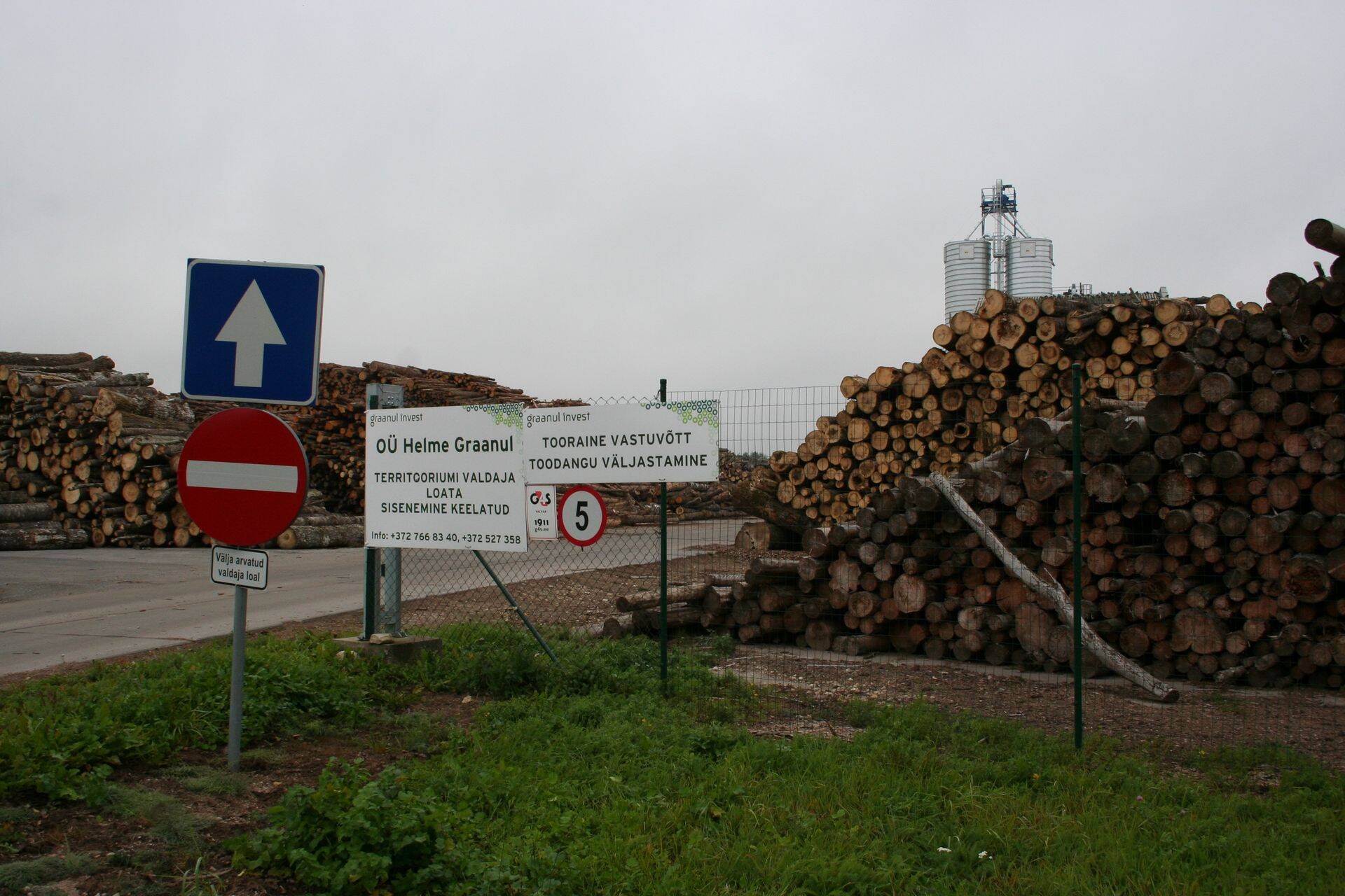Valgamaal Tõrva lähedal Patkülas tegutseb pelletitootja OÜ Helme Graanul.